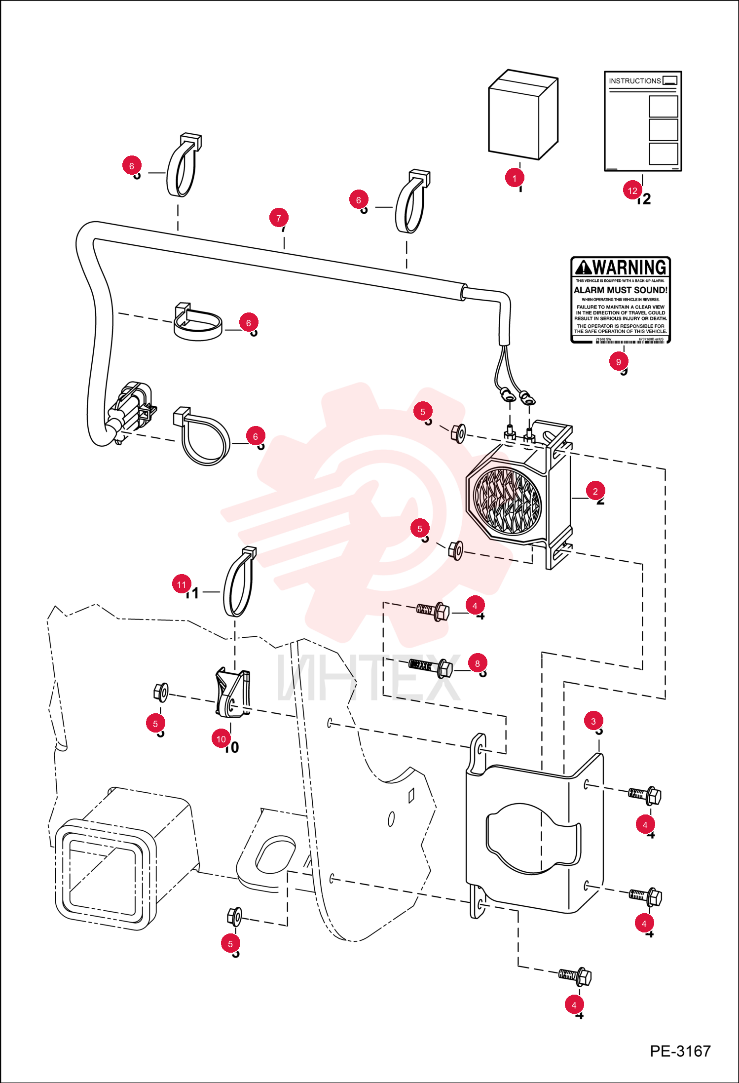 KIT, ALARM BACK-UP