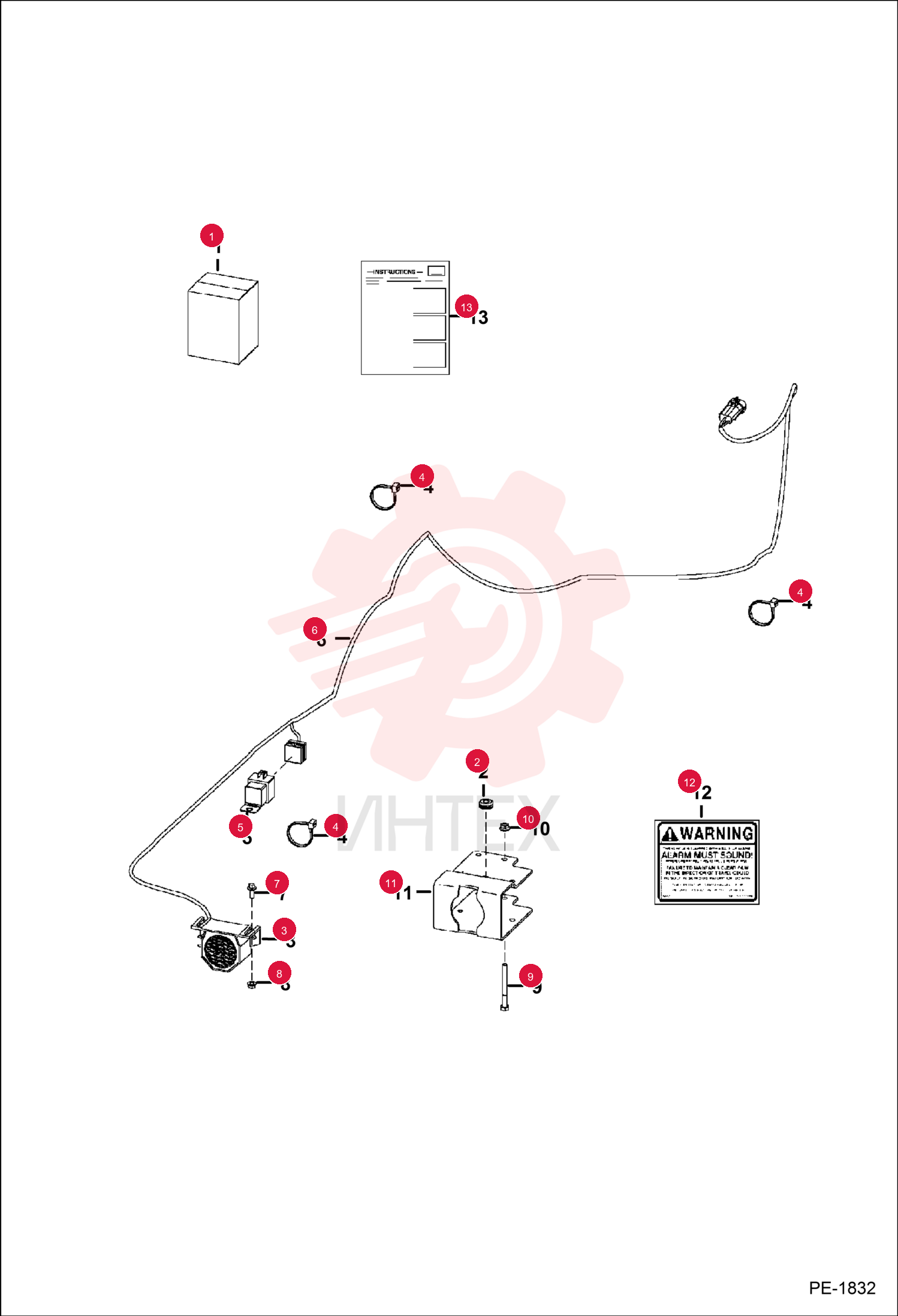 KIT BACKUP ALARM