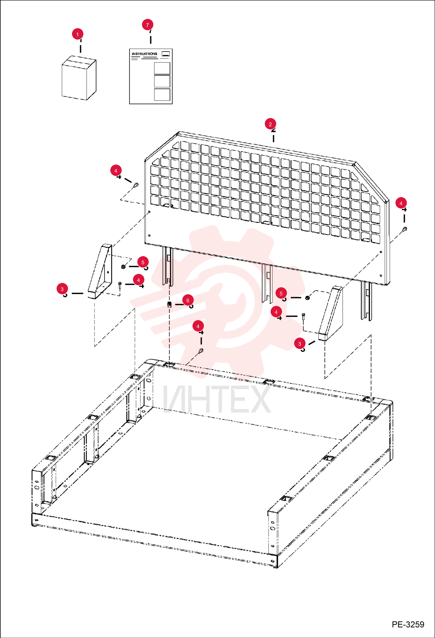 KIT, GUARD WINDOW REAR