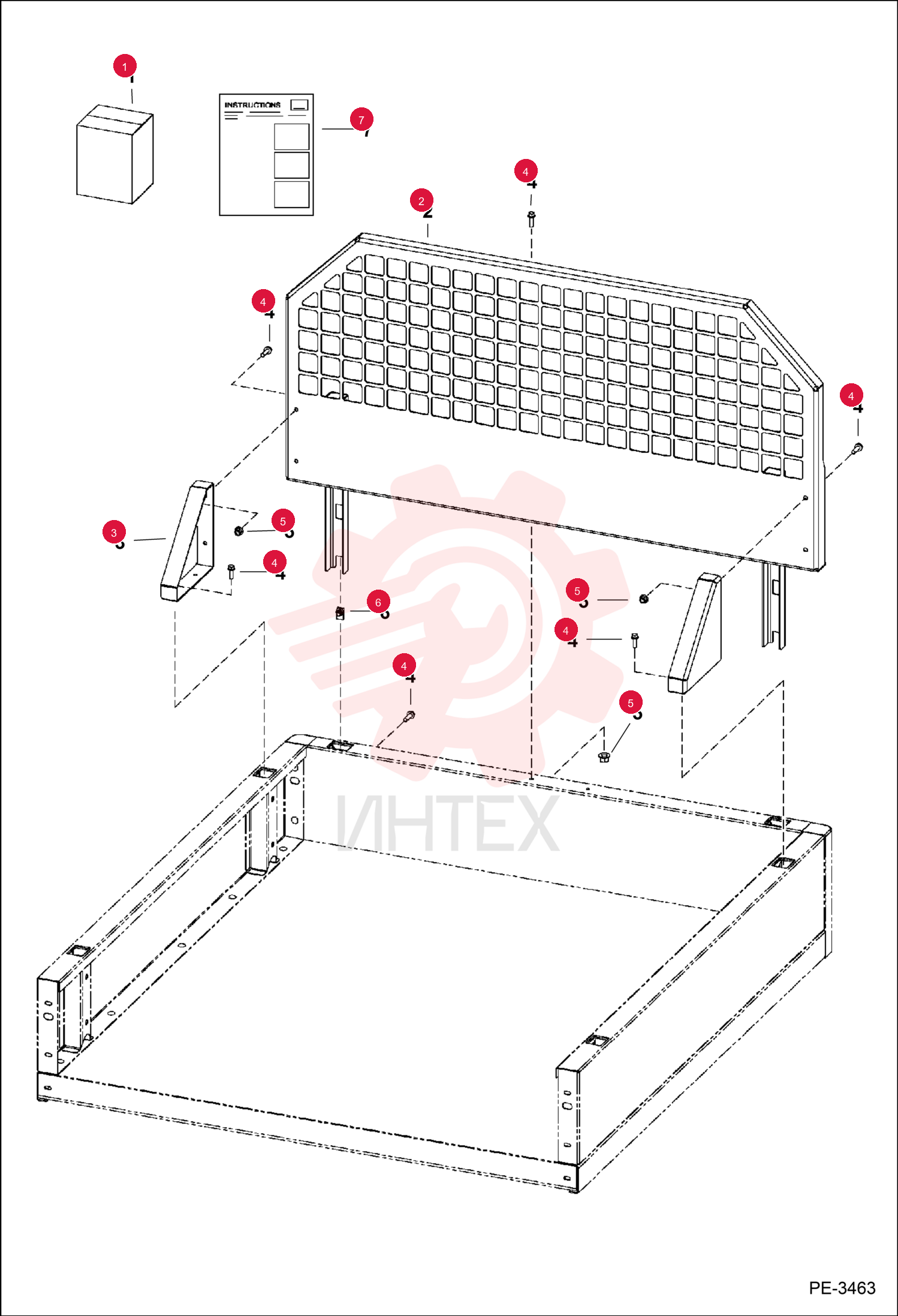 KIT, GUARD WINDOW REAR