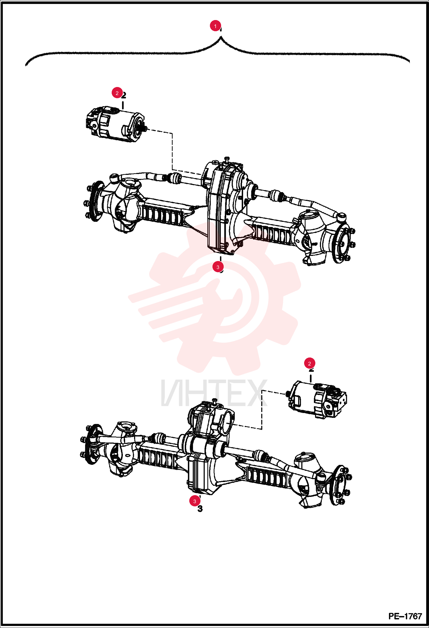 MOTOR, DRIVE HYD