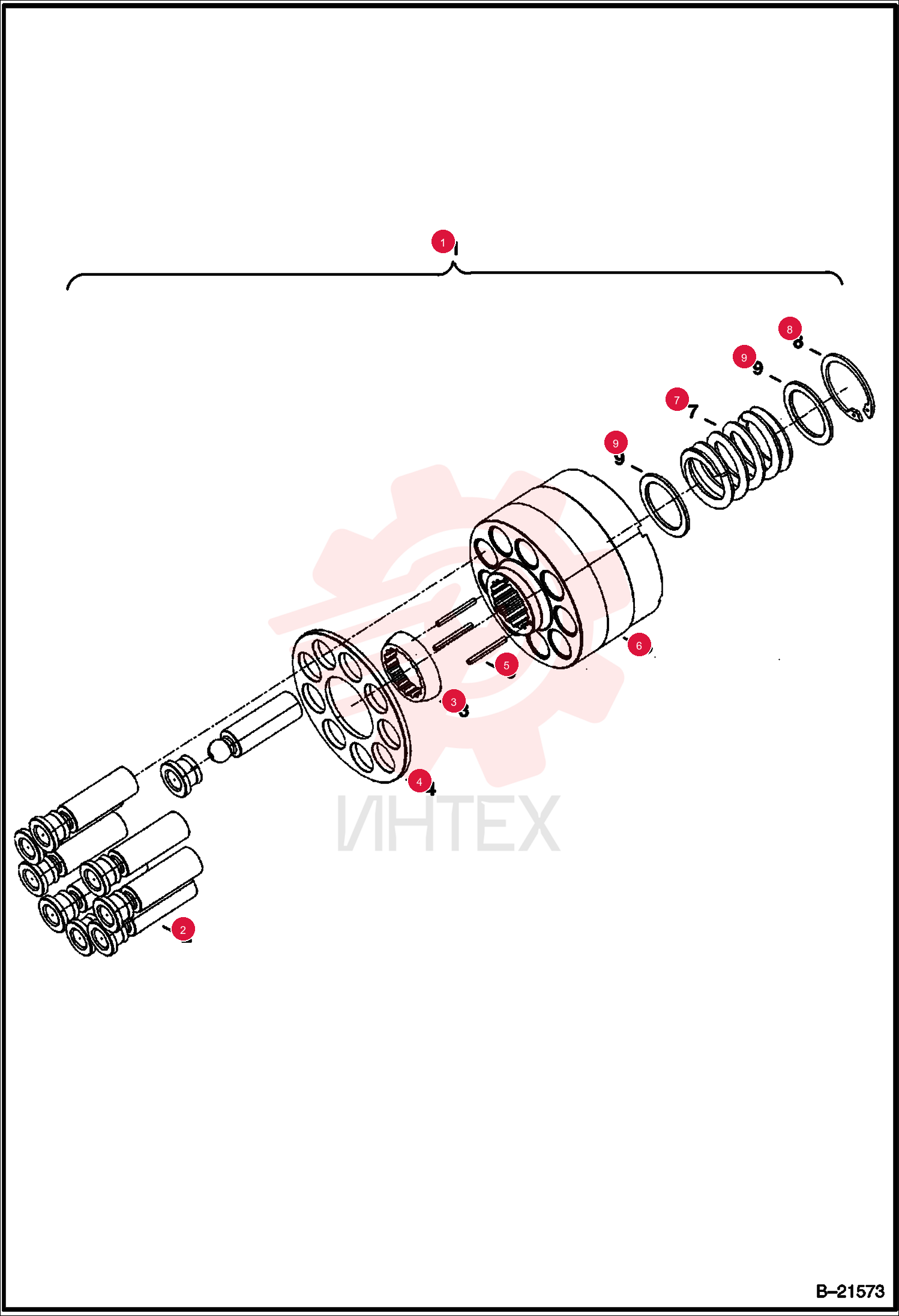 MOTOR ROTATING ASSY