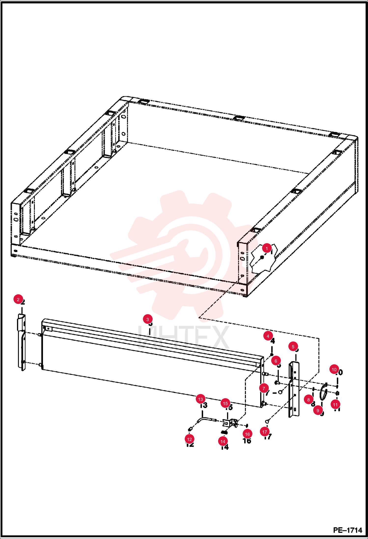 NUT FLANGED HEX