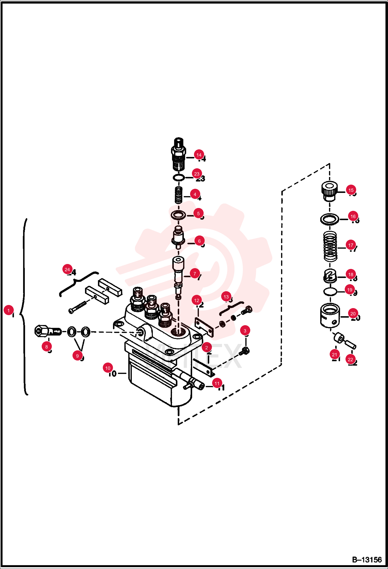 PUMP, FUEL INJ 7020869