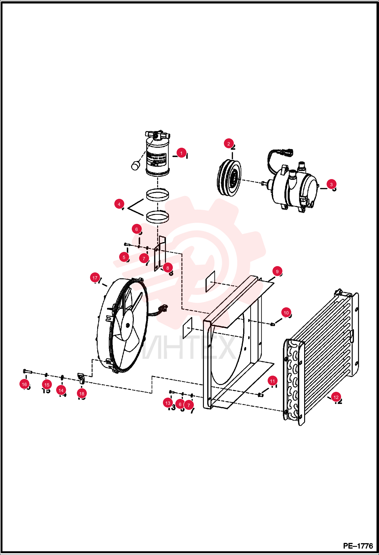 RECEIVER, DRIER A/C