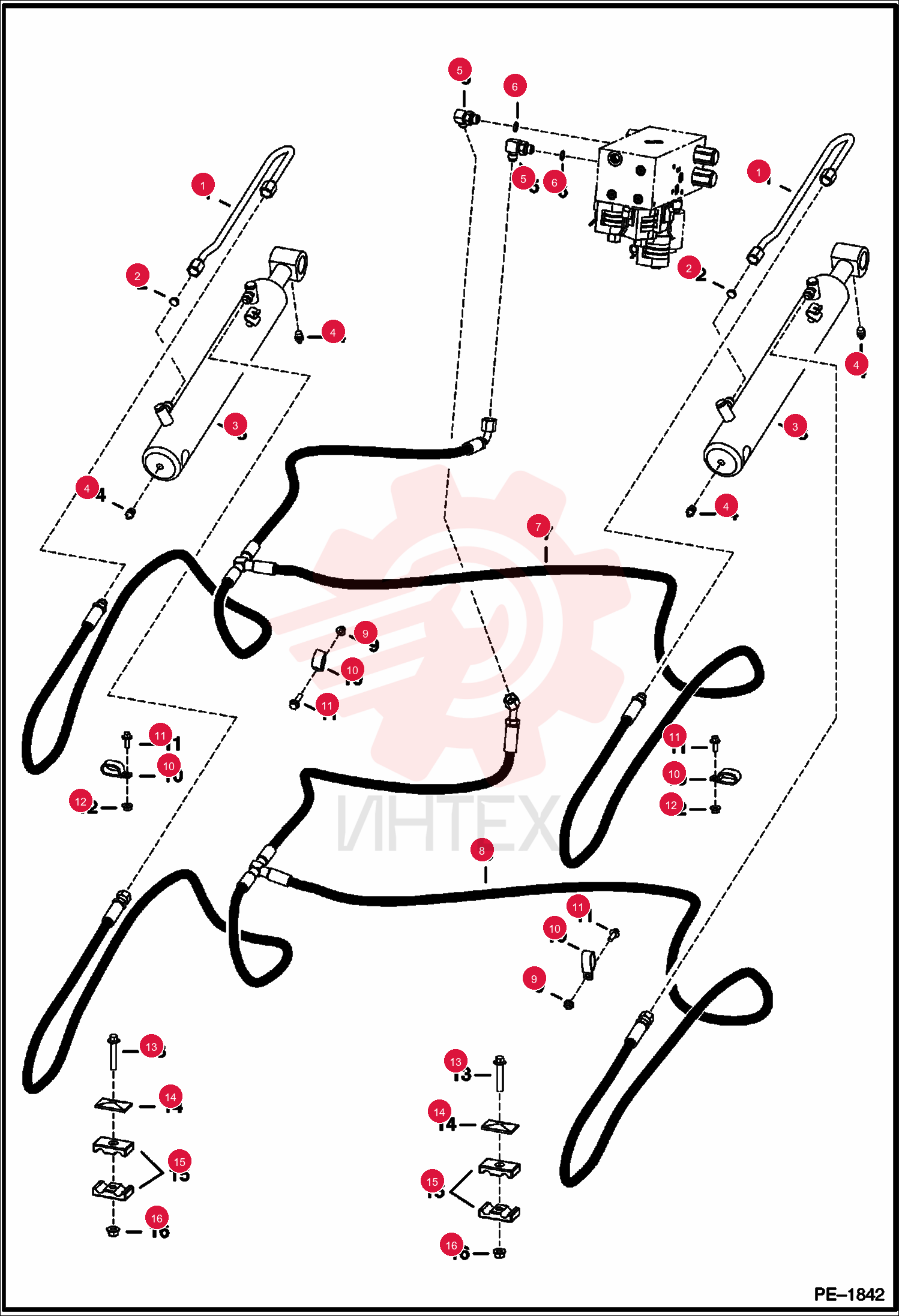 TUBELINE HYDRAULIC 6813707 (4)