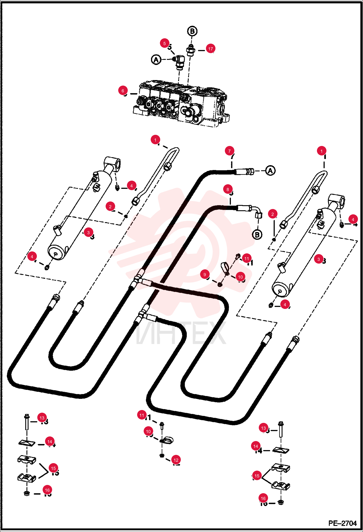 TUBELINE HYDRAULIC 6813707 (6)