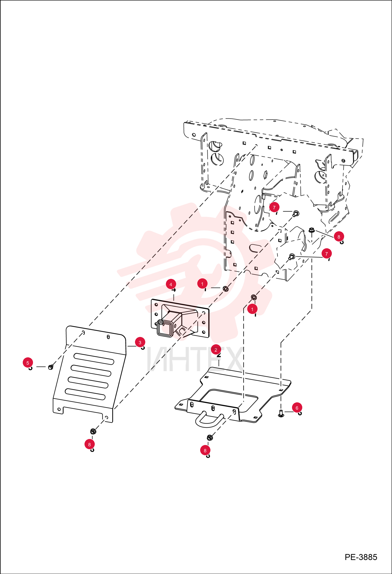 WASHER, RETAINER 6690637 (1)