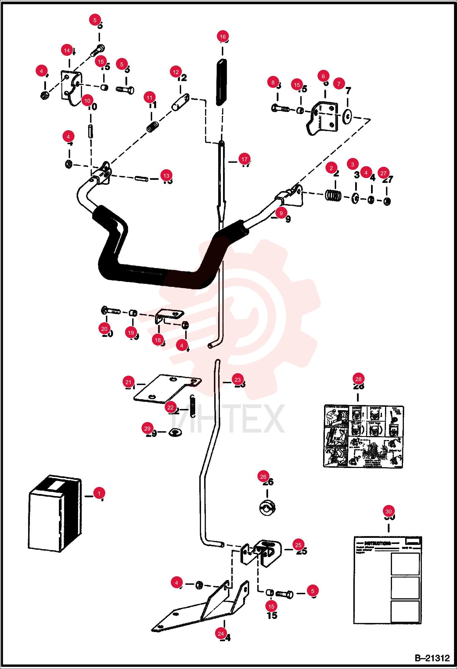 KIT, SEAT BAR 6563666
