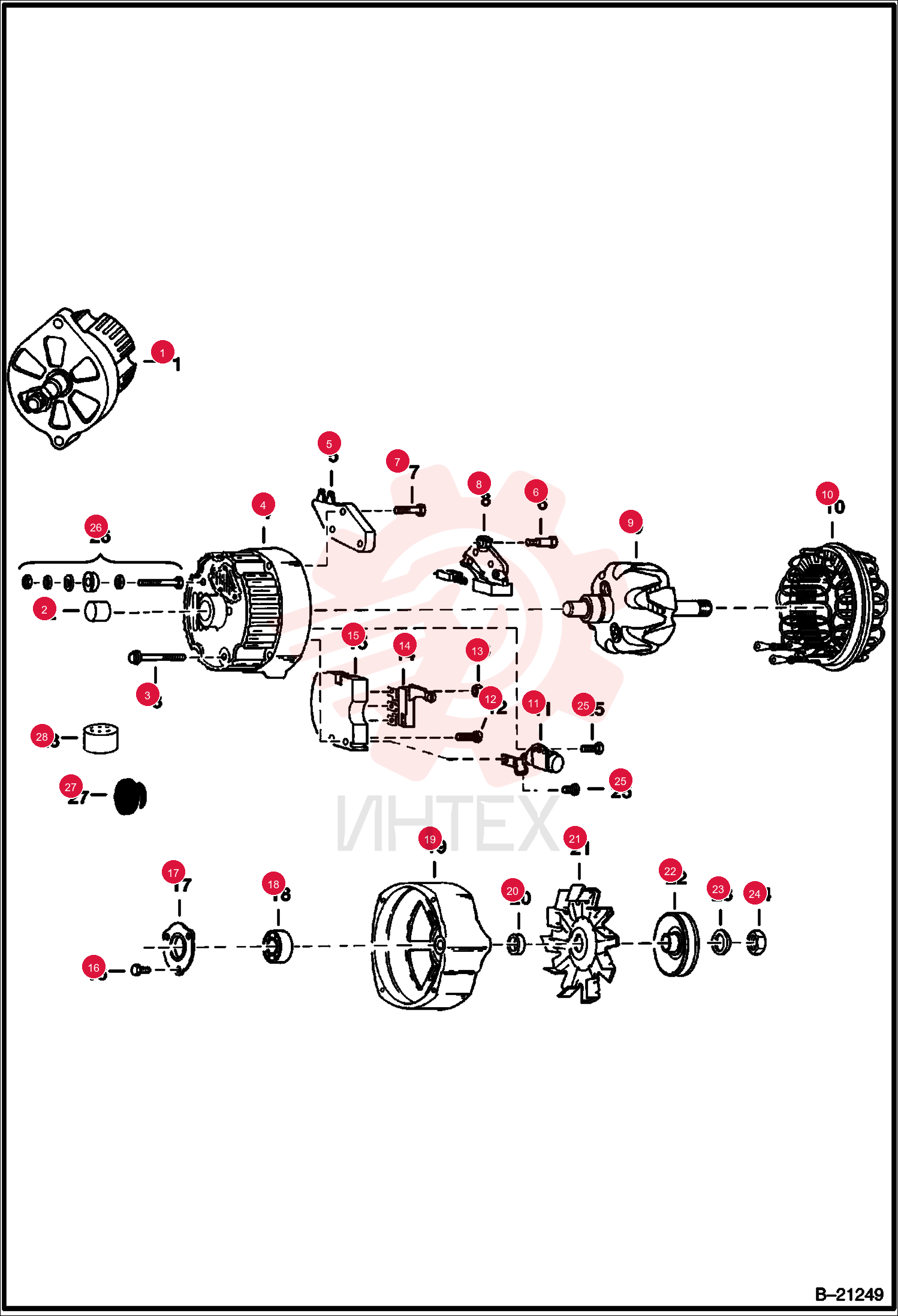 ALTERNATOR 6599740REM