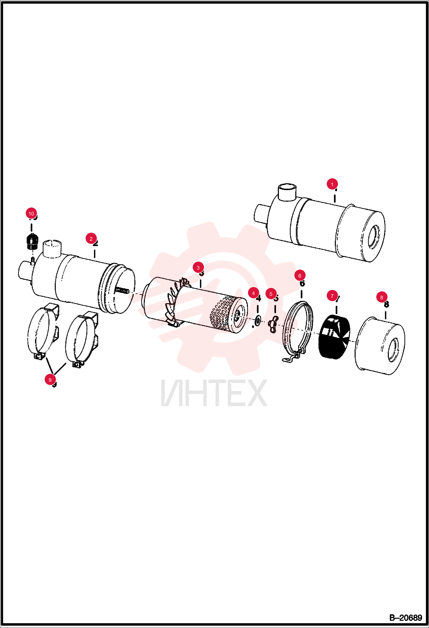 FILTER, AIR CLEANER ASSY 6555271