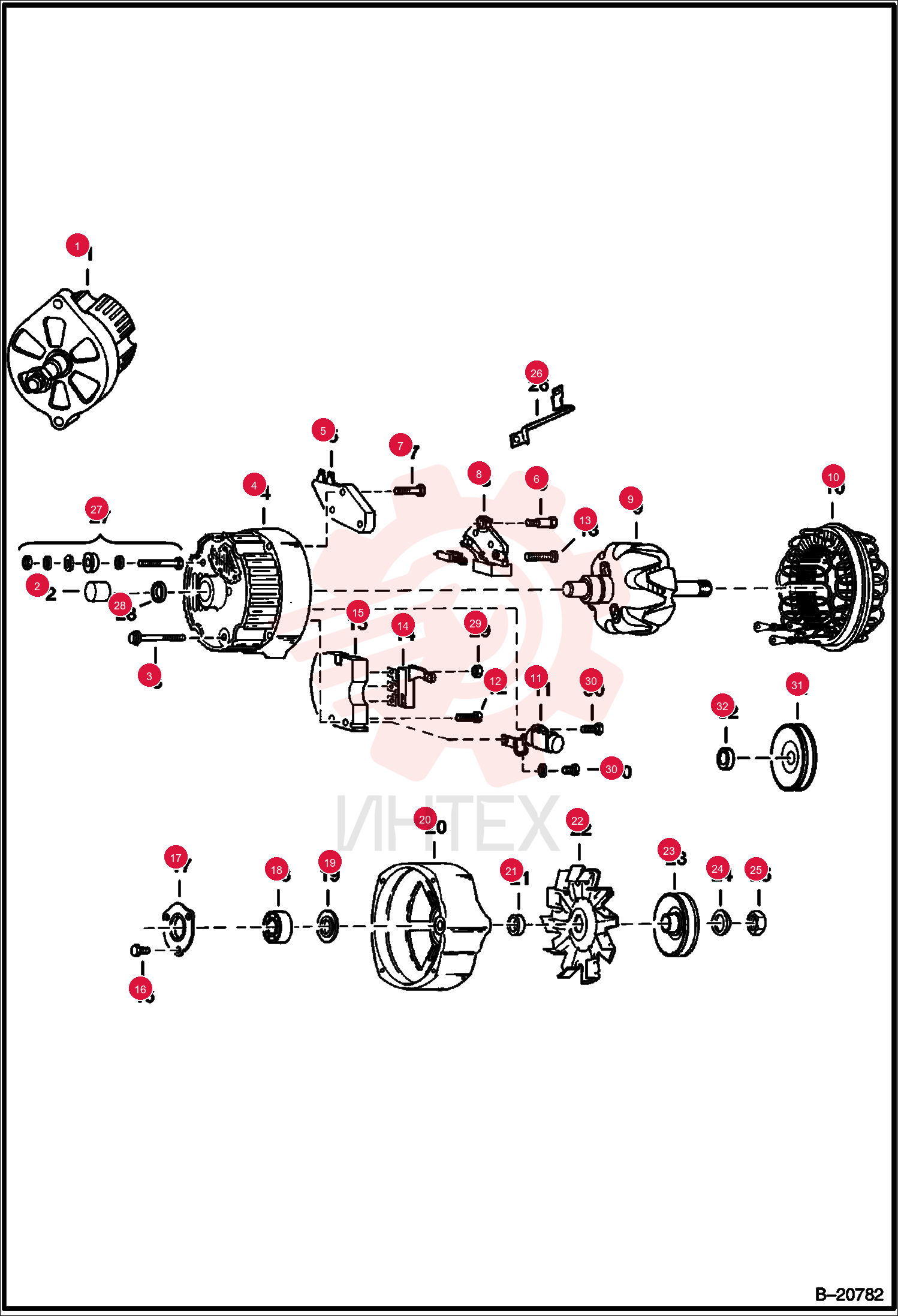 SCREW ASSEMBLY 6511957 (1)