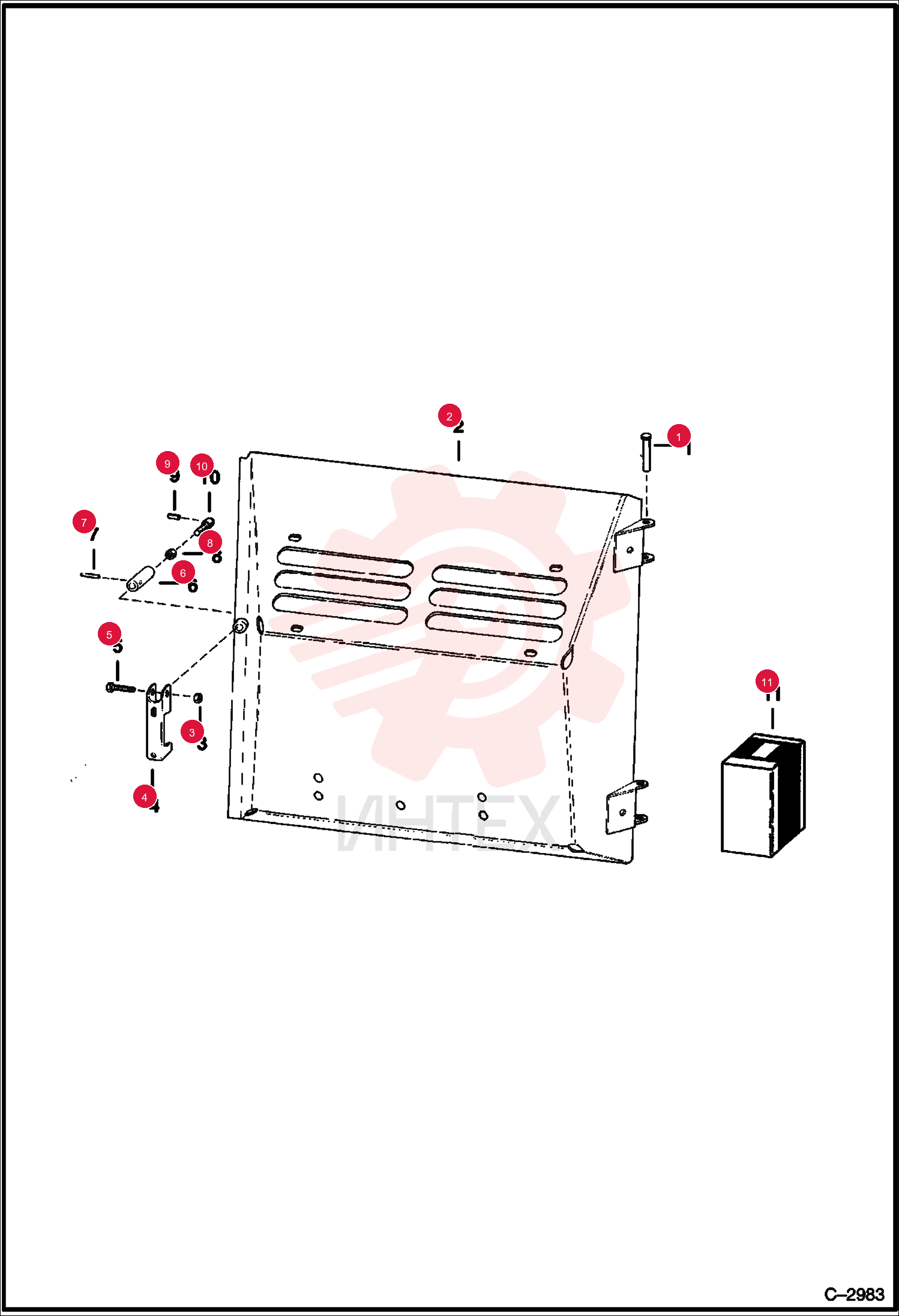 PIN HINGE 6564340