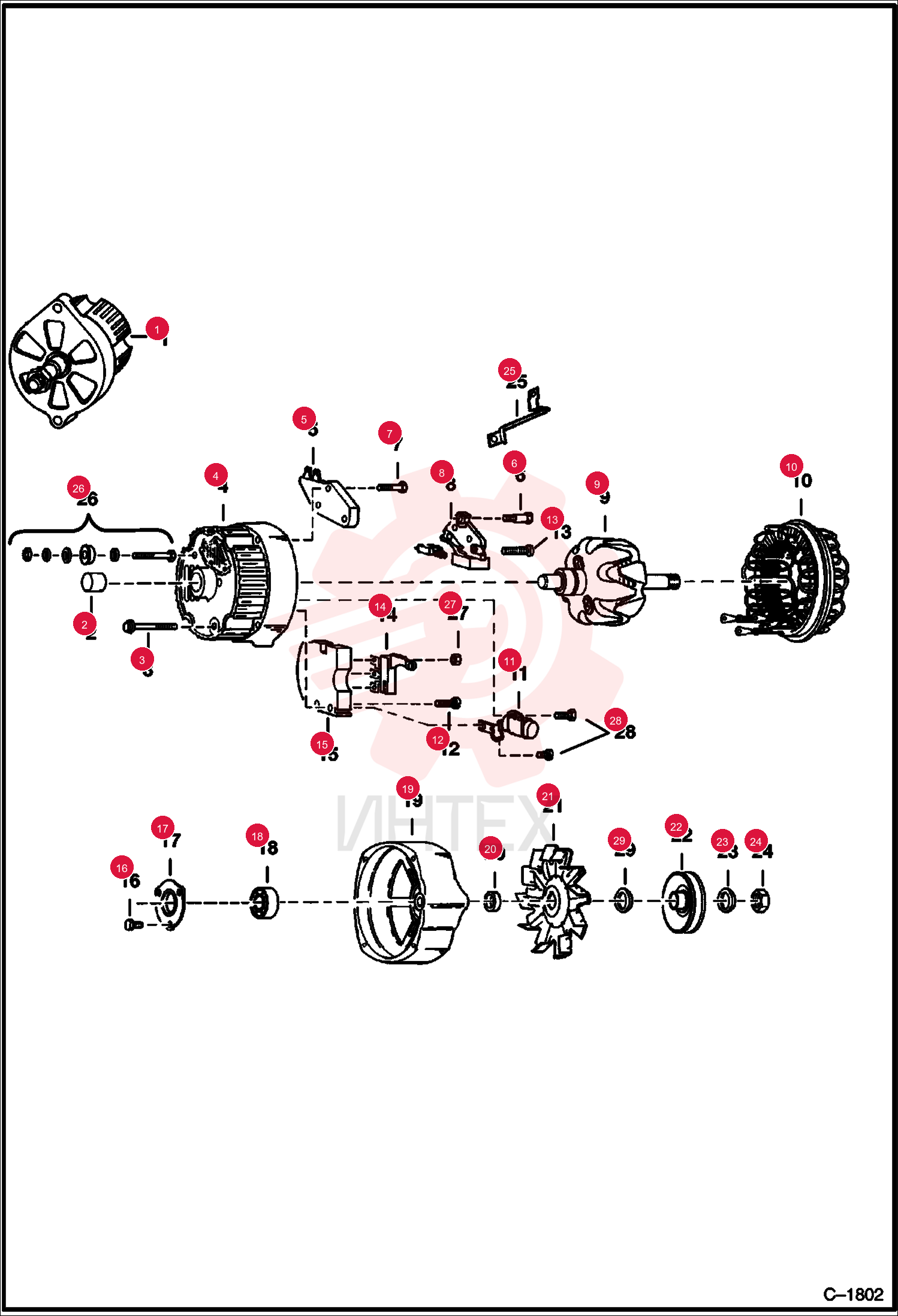 SCREW ASSEMBLY 6511957 (1)