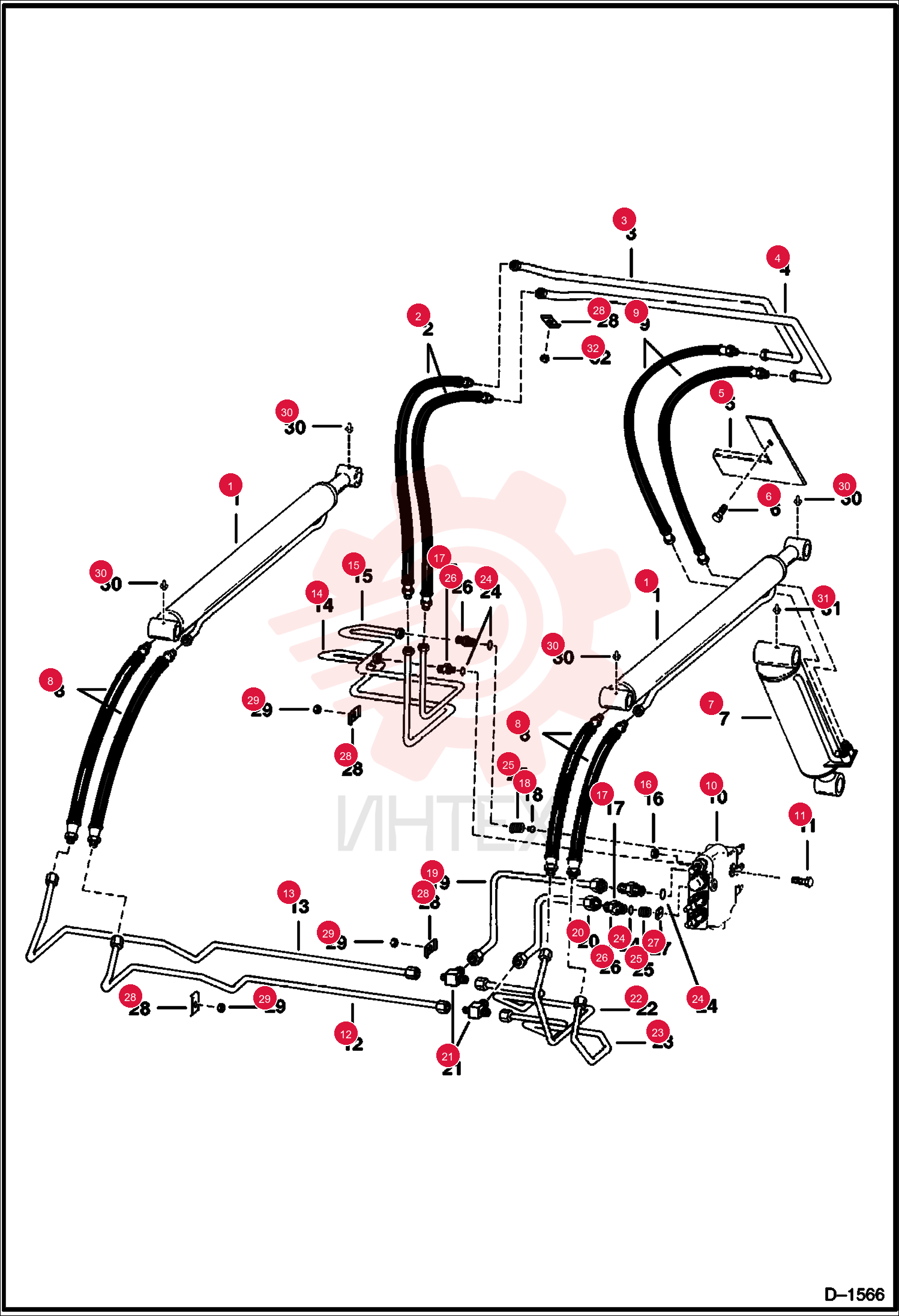 ASSY, HOSE 6541094 (3)