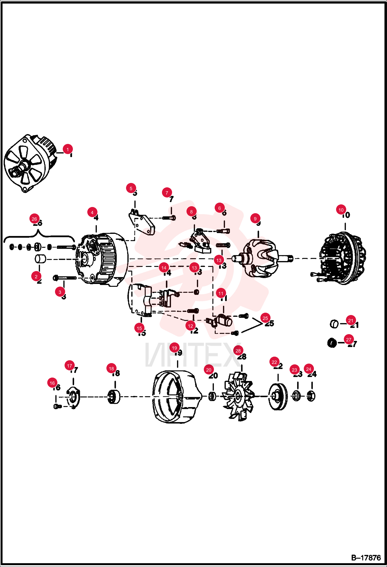 ALTERNATOR 6599740REM