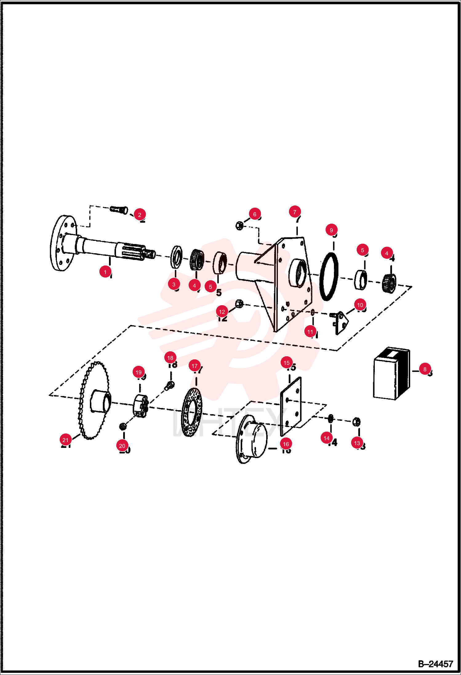 ASSY, AXLE 6547209