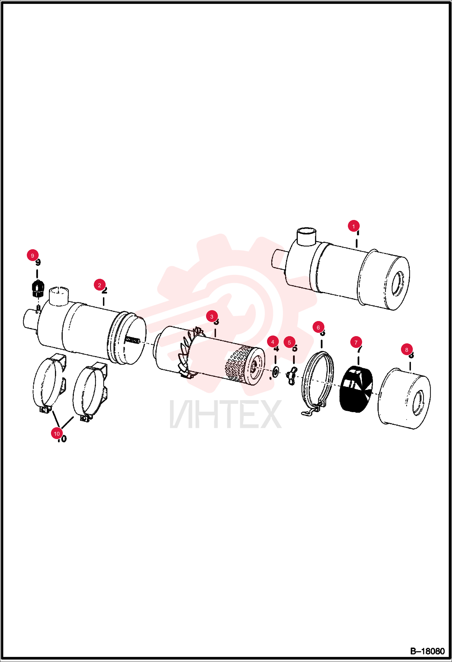 FILTER, AIR CLEANER ASSY 6555271