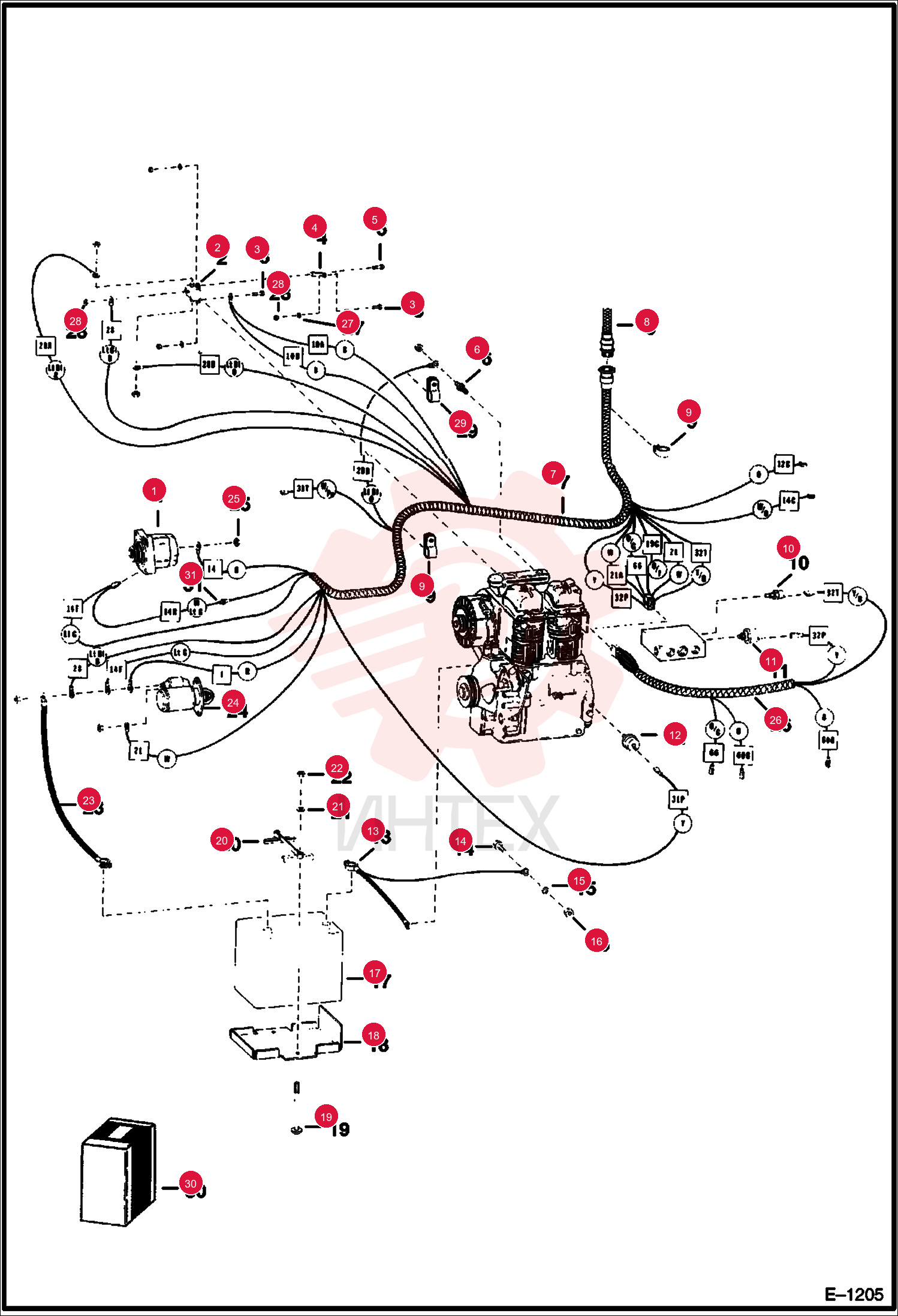 SOLENOID, STARTER MAGNETIC 6659319 (1)