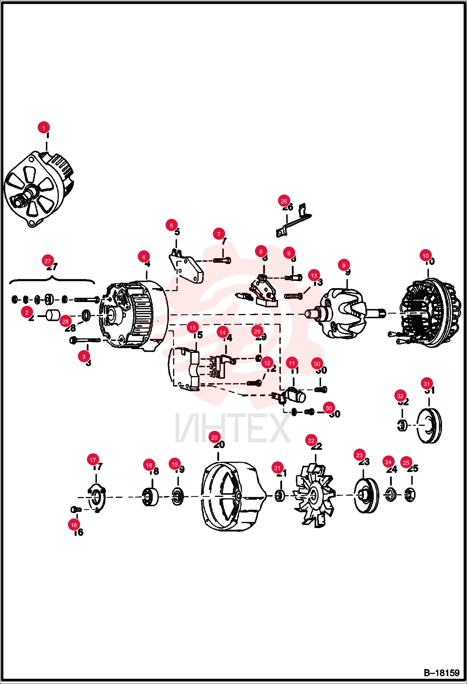 SCREW ASSEMBLY 6511957 (2)