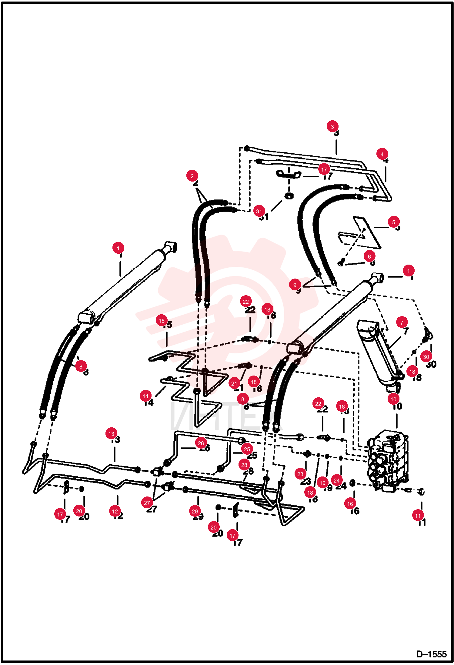 ASSY, HOSE 6559199 (2)