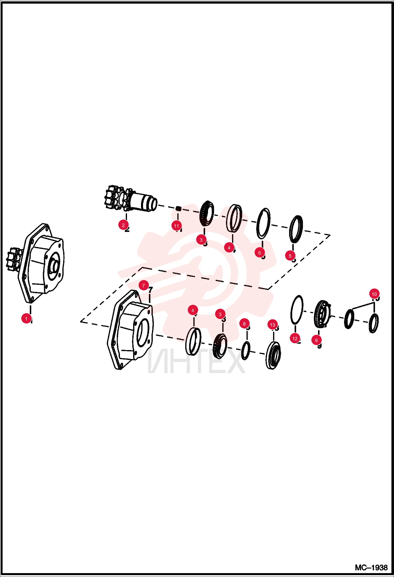 SHAFT, TRANS 6705065 (1)