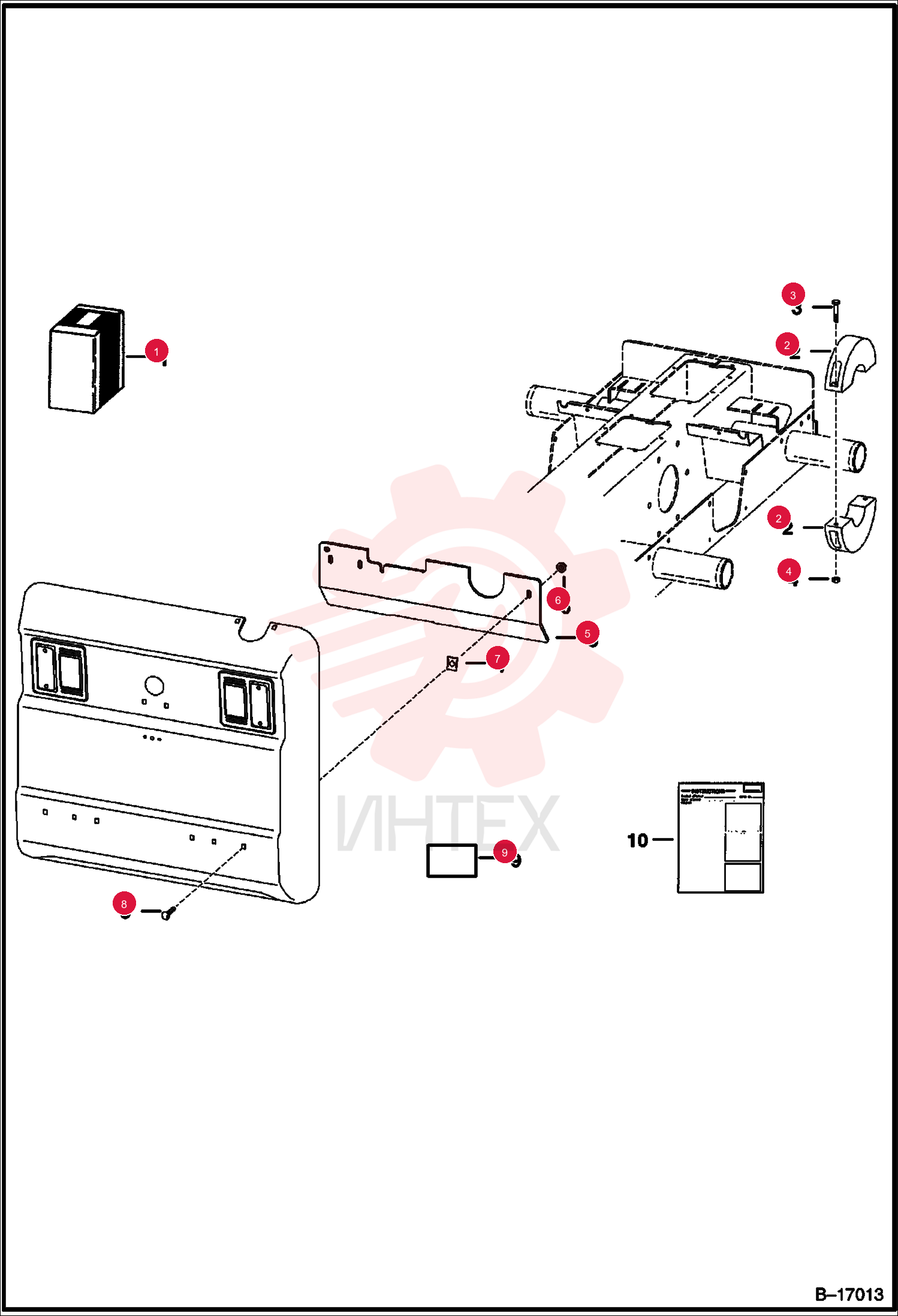 KIT, COUNTERWEIGHT 6714932 (2)