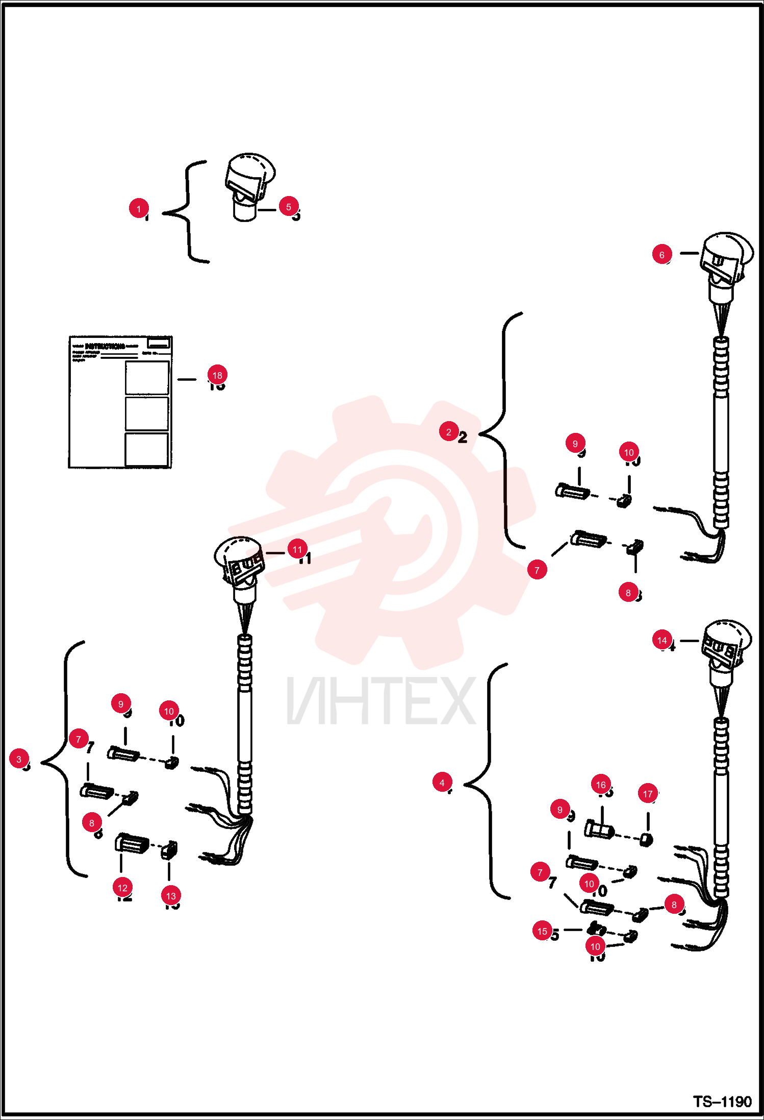 KIT, HANDLE 6706565 (3)