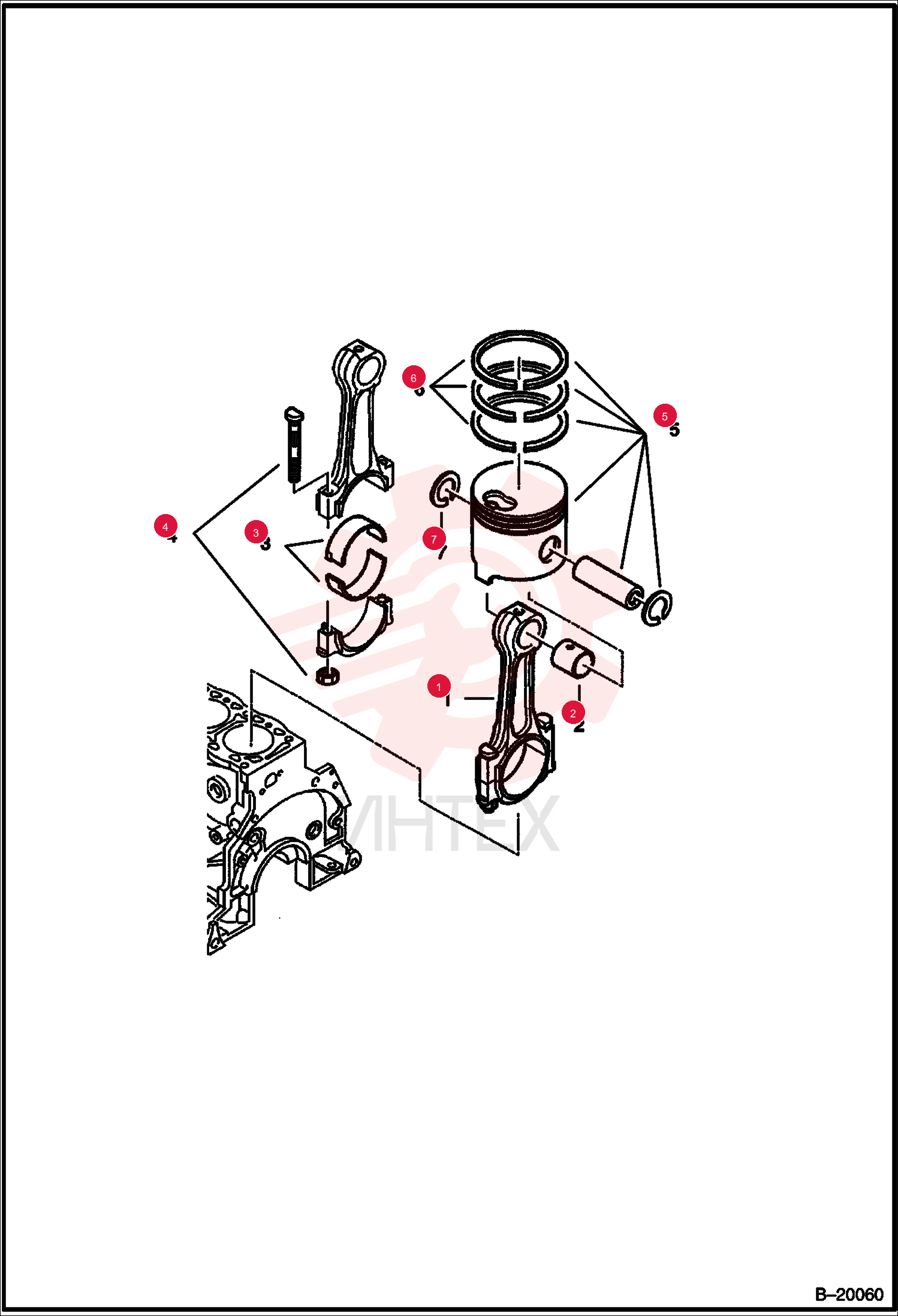 KIT, PISTON 6667087