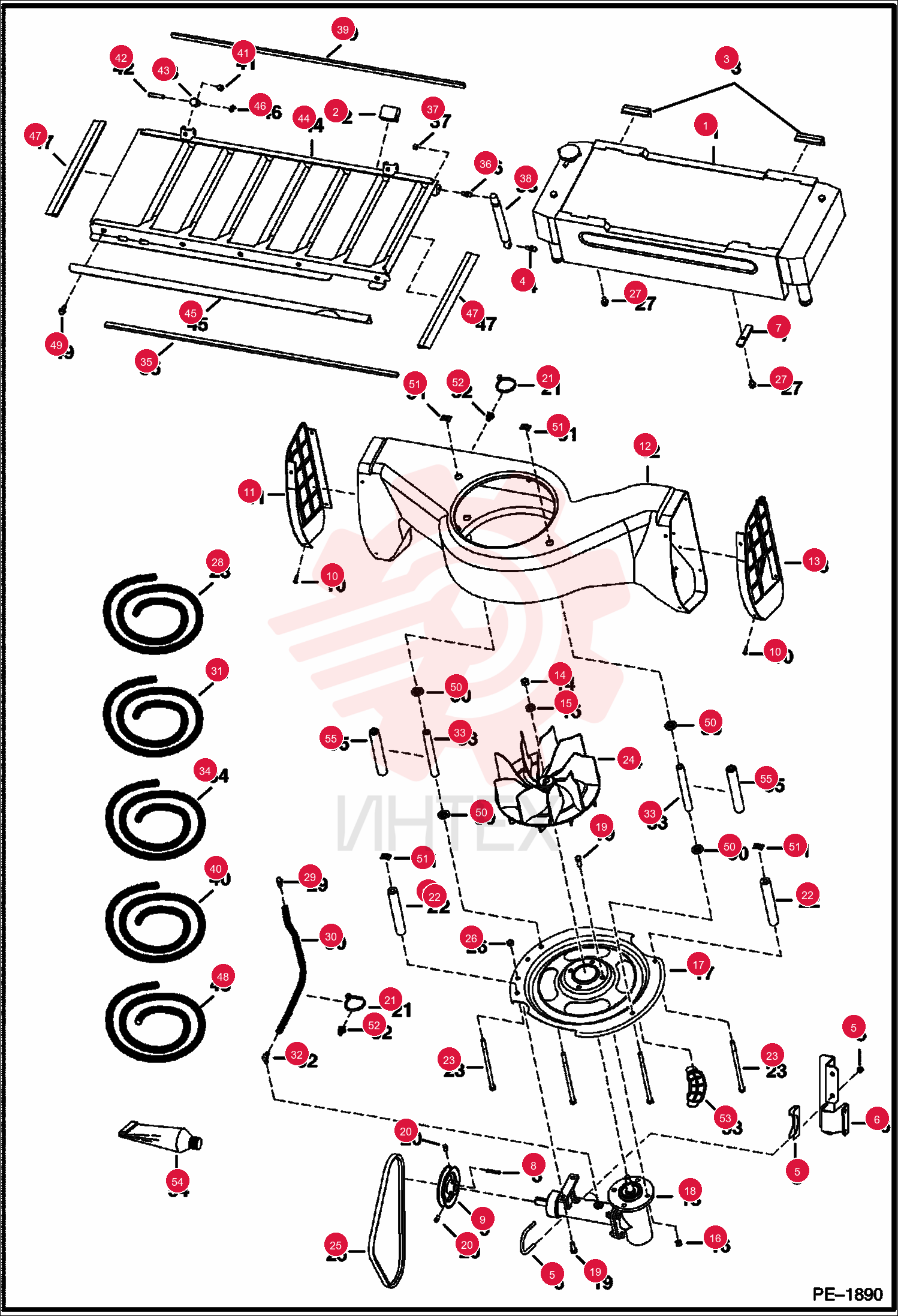 EXCHANGER, WATER RADIATOR 6666384 (6)