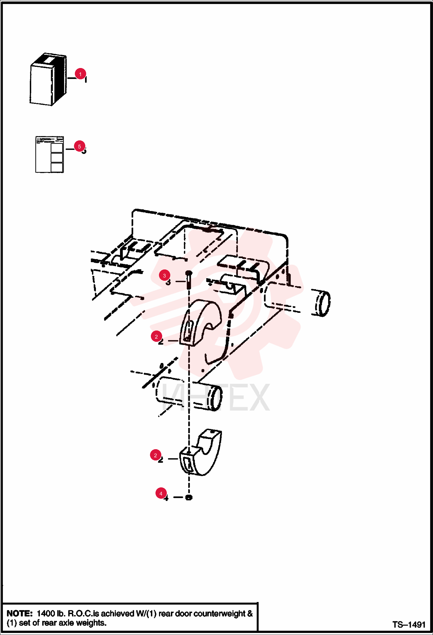 KIT, COUNTERWEIGHT 6704284 (5)