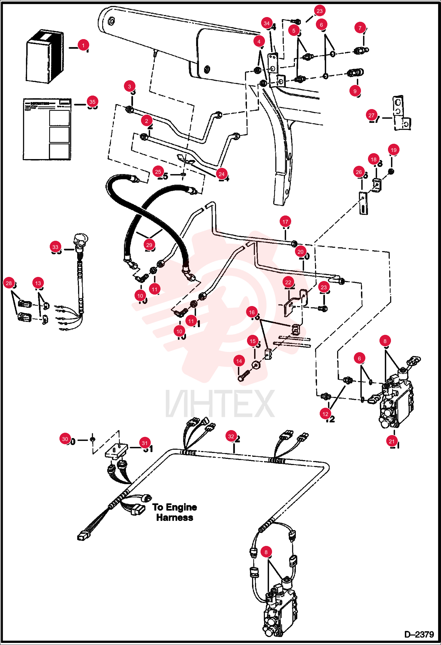 KIT, FRONT AUX 6712386