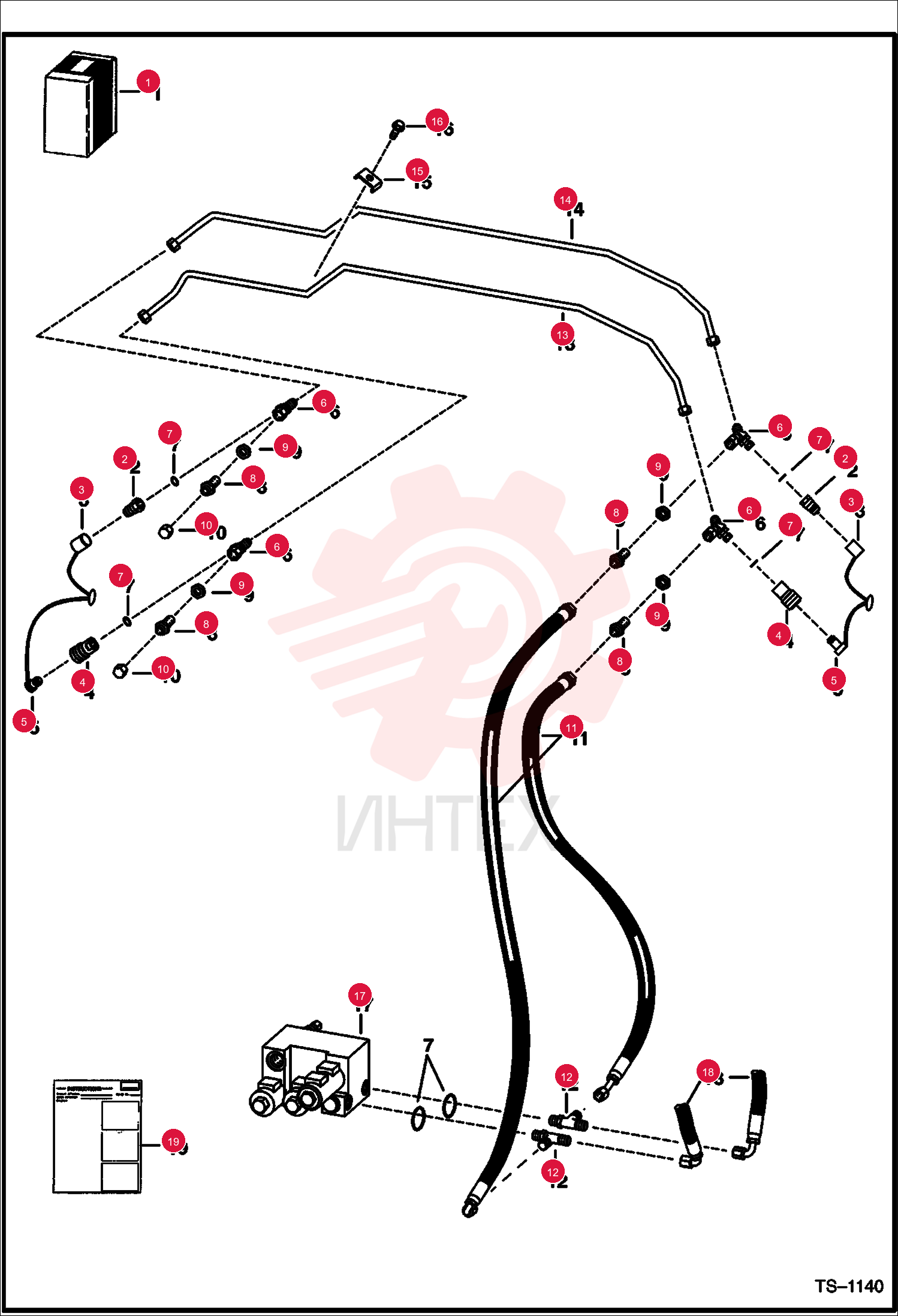 KIT, REAR AUX 6705373 (1)