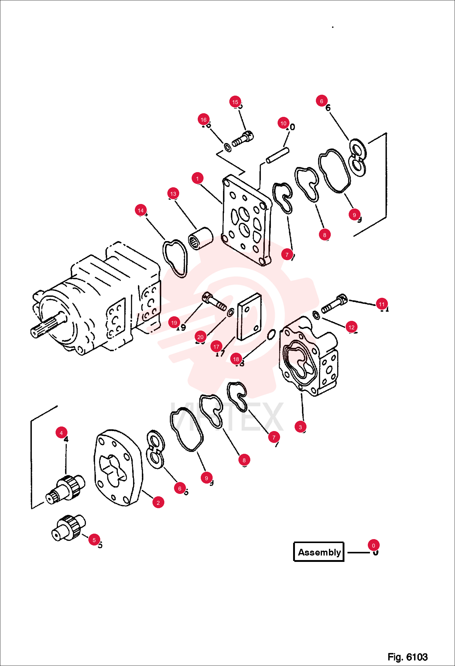 HYD PUMP 6654203