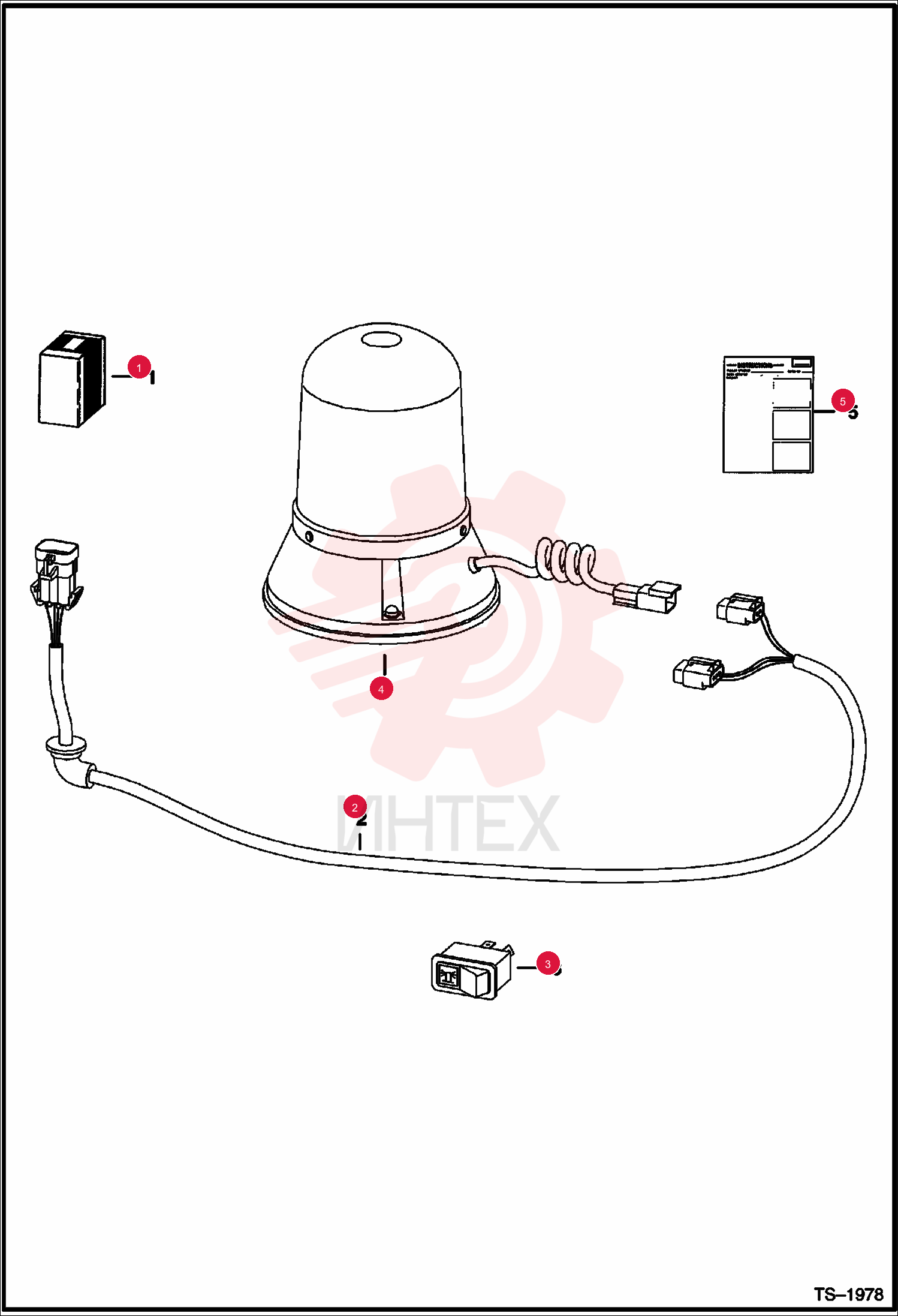 KIT, BEACON LIGHT 6719854