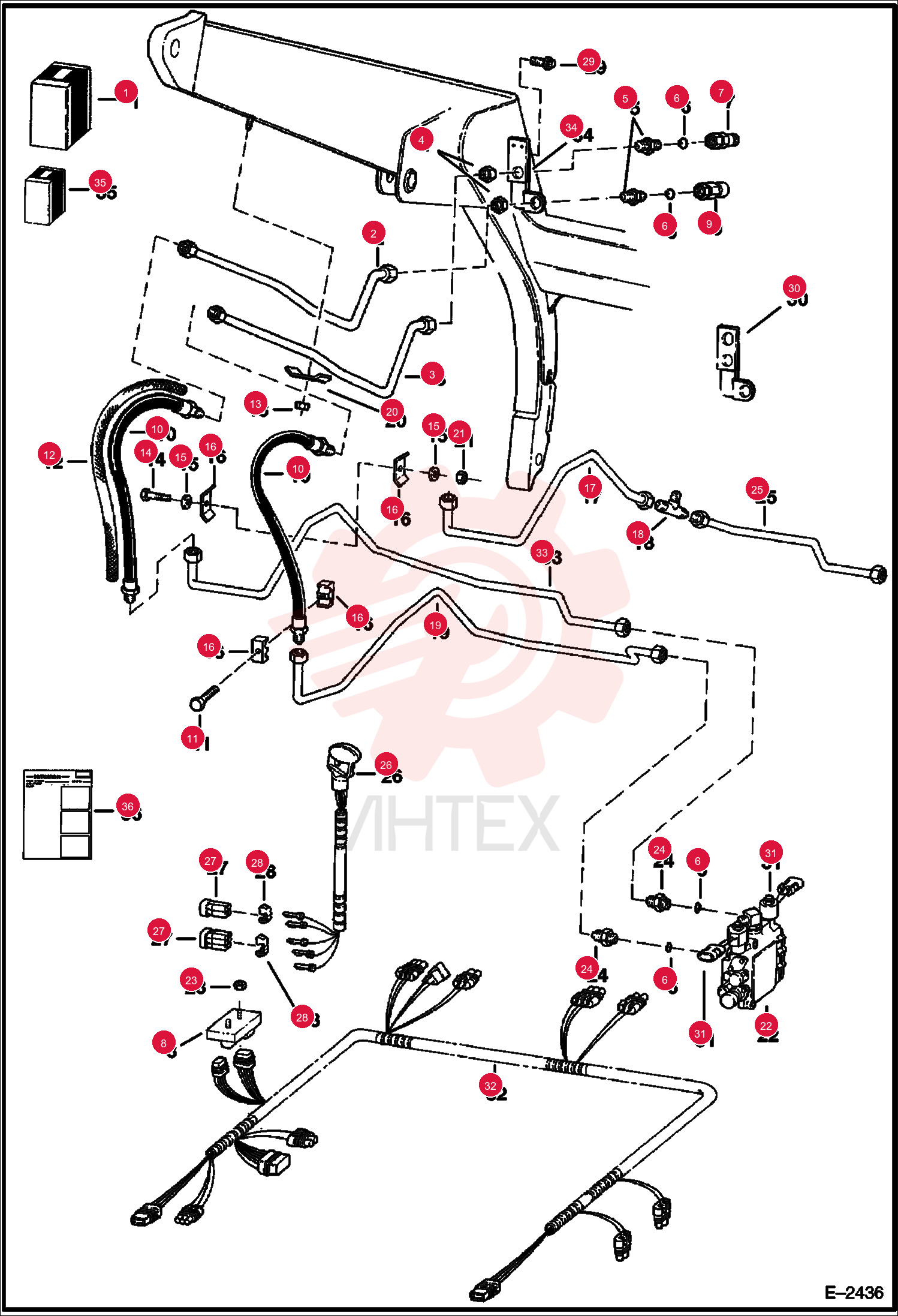 KIT, FRONT AUX 6713079