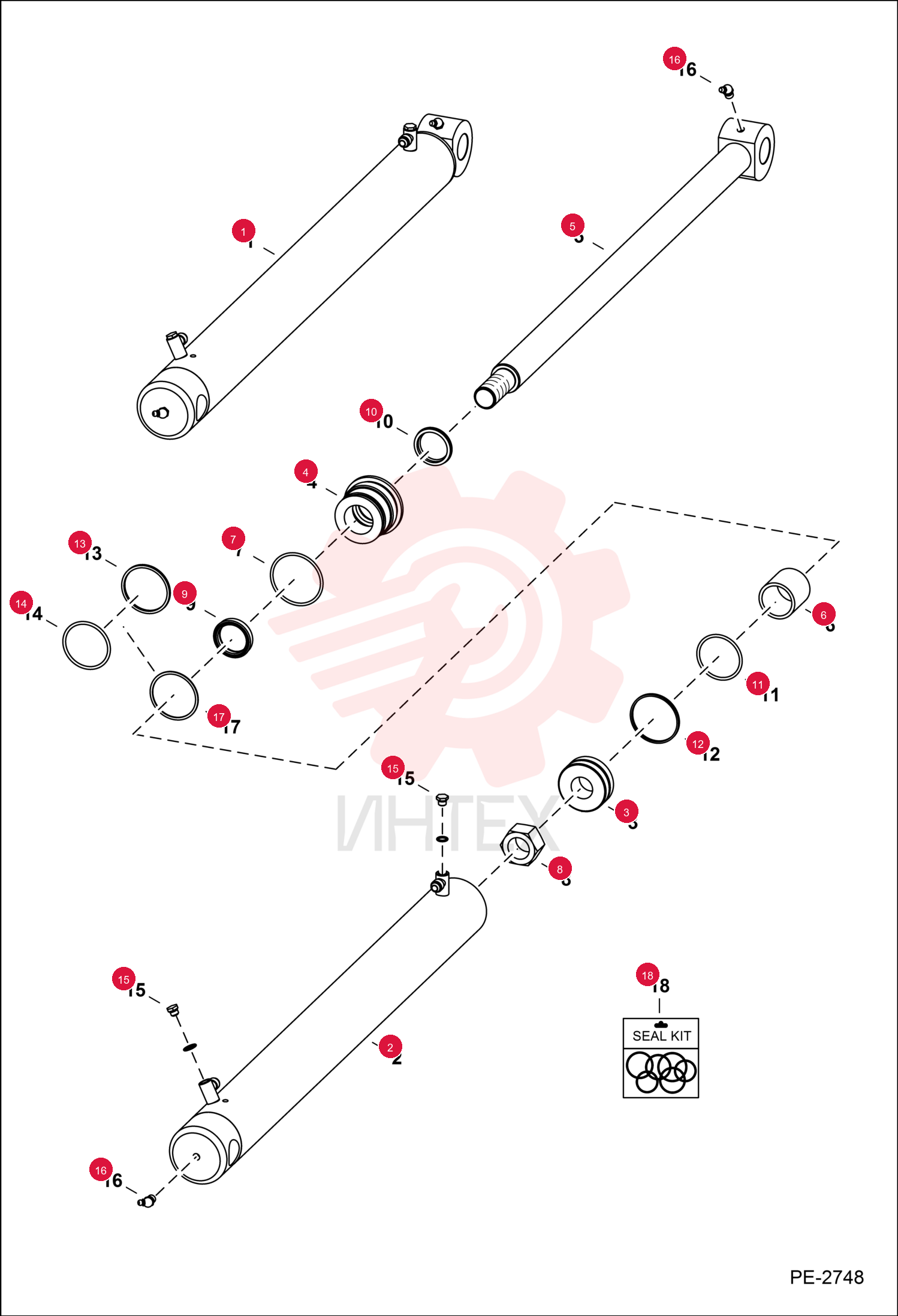 CYLINDER, LIFT 7117667