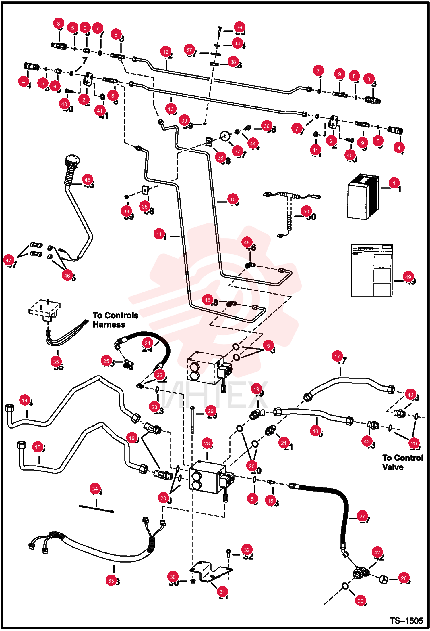KIT, REAR AUX 6713536