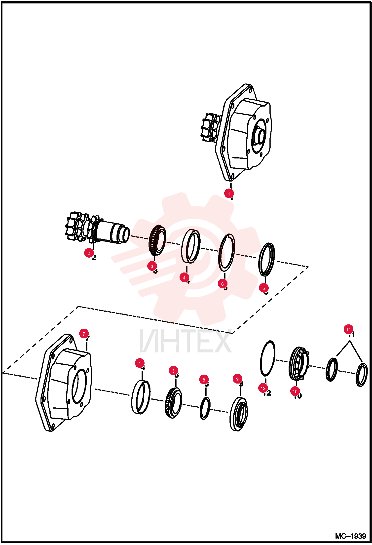 SHAFT, TRANS 6705065 (1)