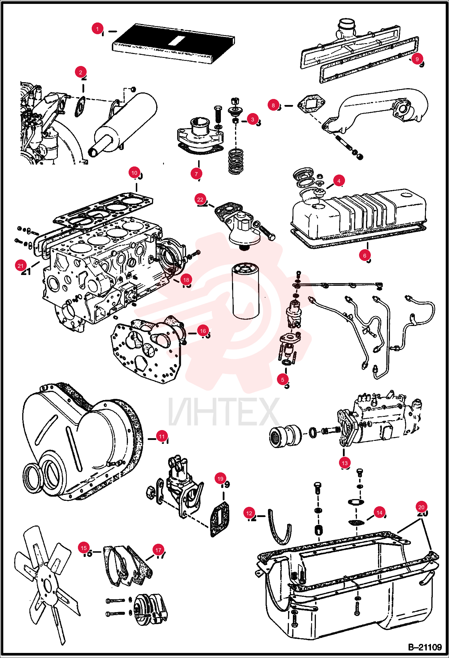 KIT, GASKET 6511787 (2)