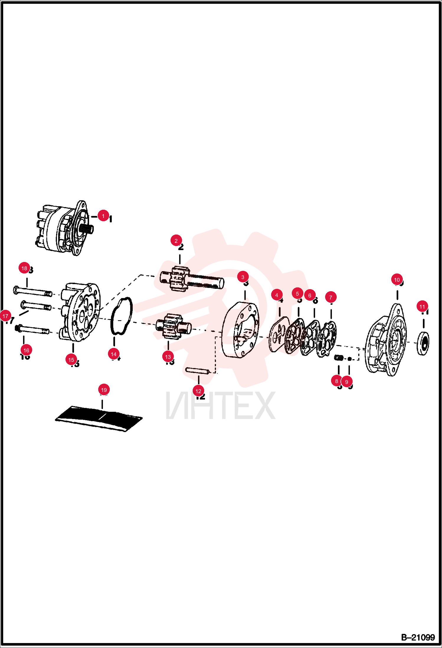 PUMP, GEAR 6510490 (1)