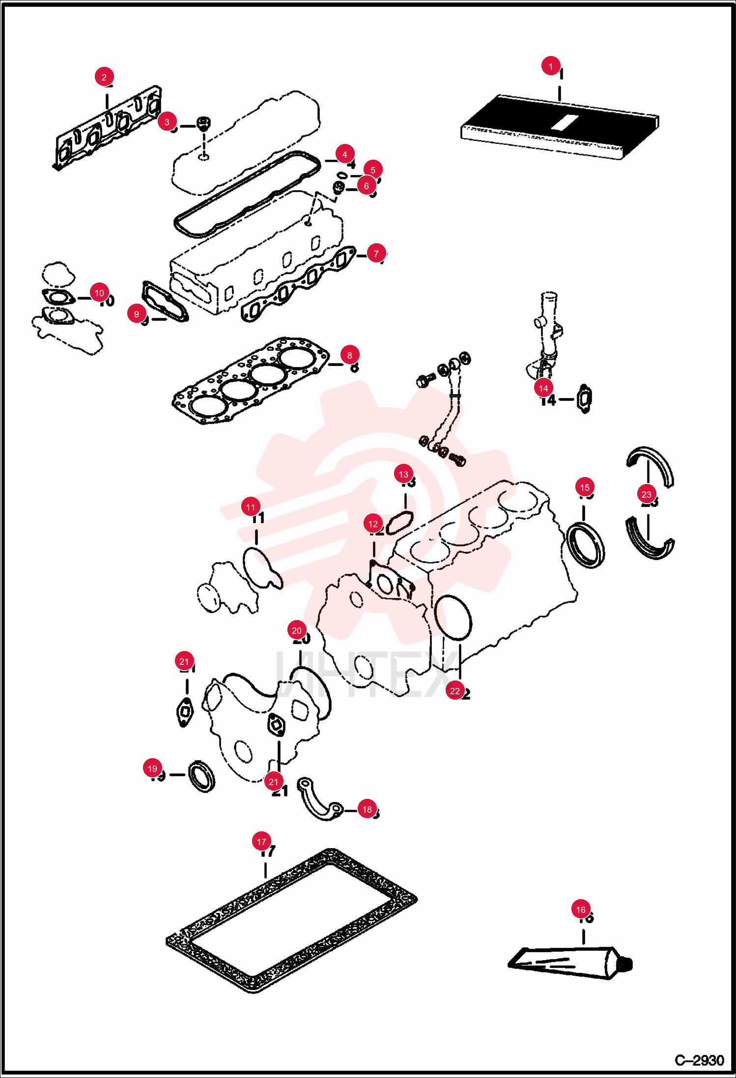 KIT, GASKET ENG COMPLETE 6661342 (2)