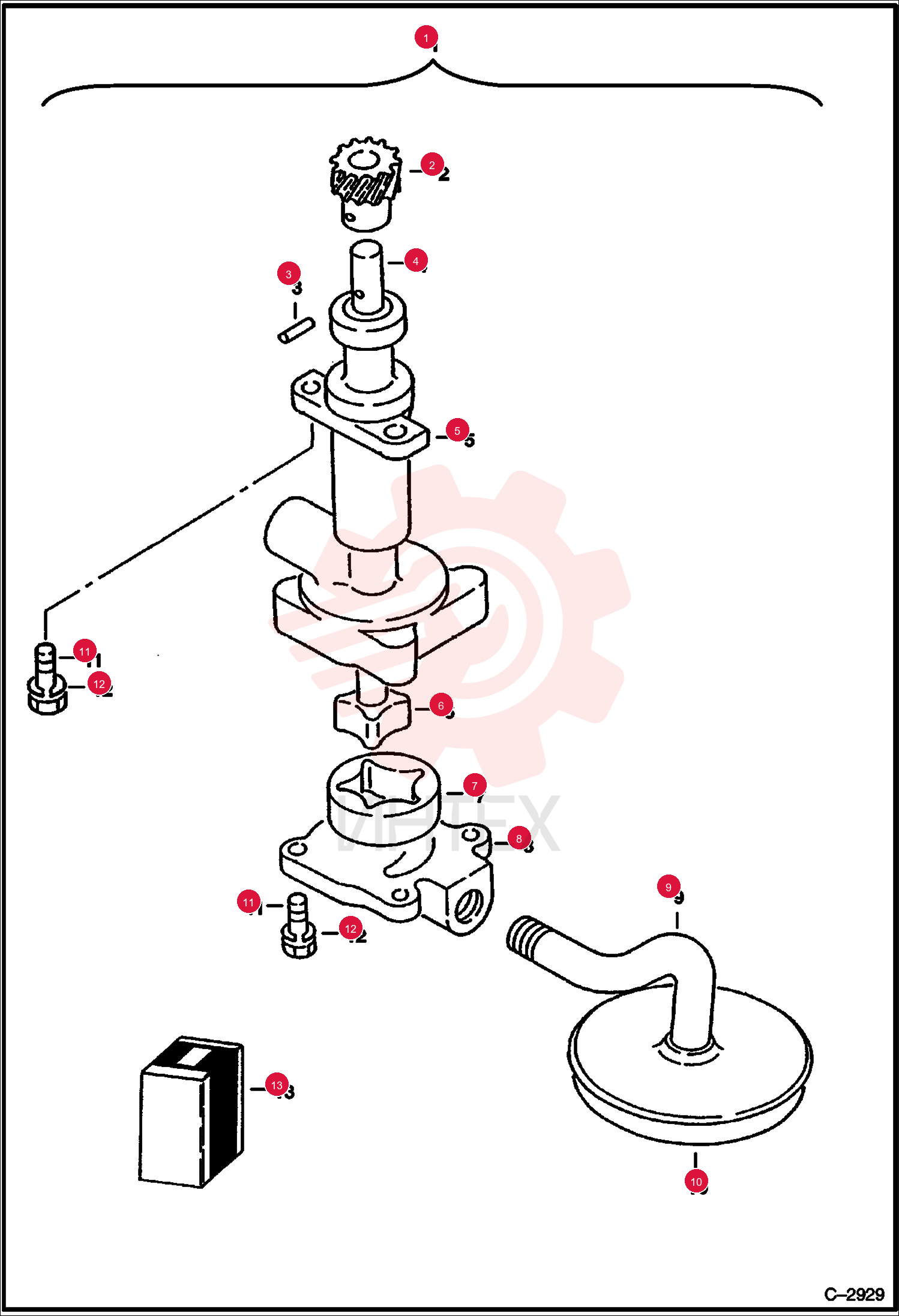 OIL PUMP 6660007 (2)