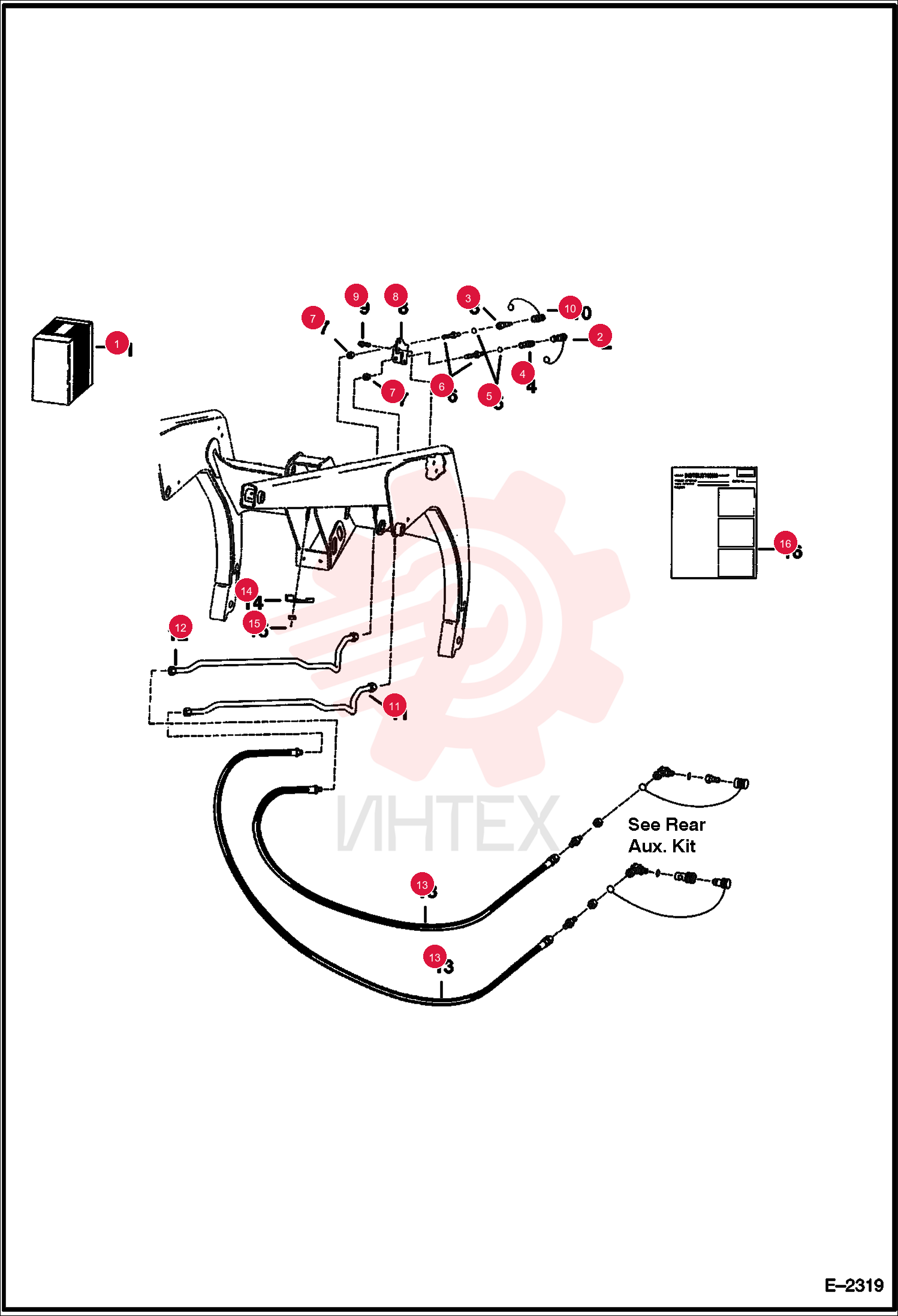 KIT, FRONT AUX 6707525