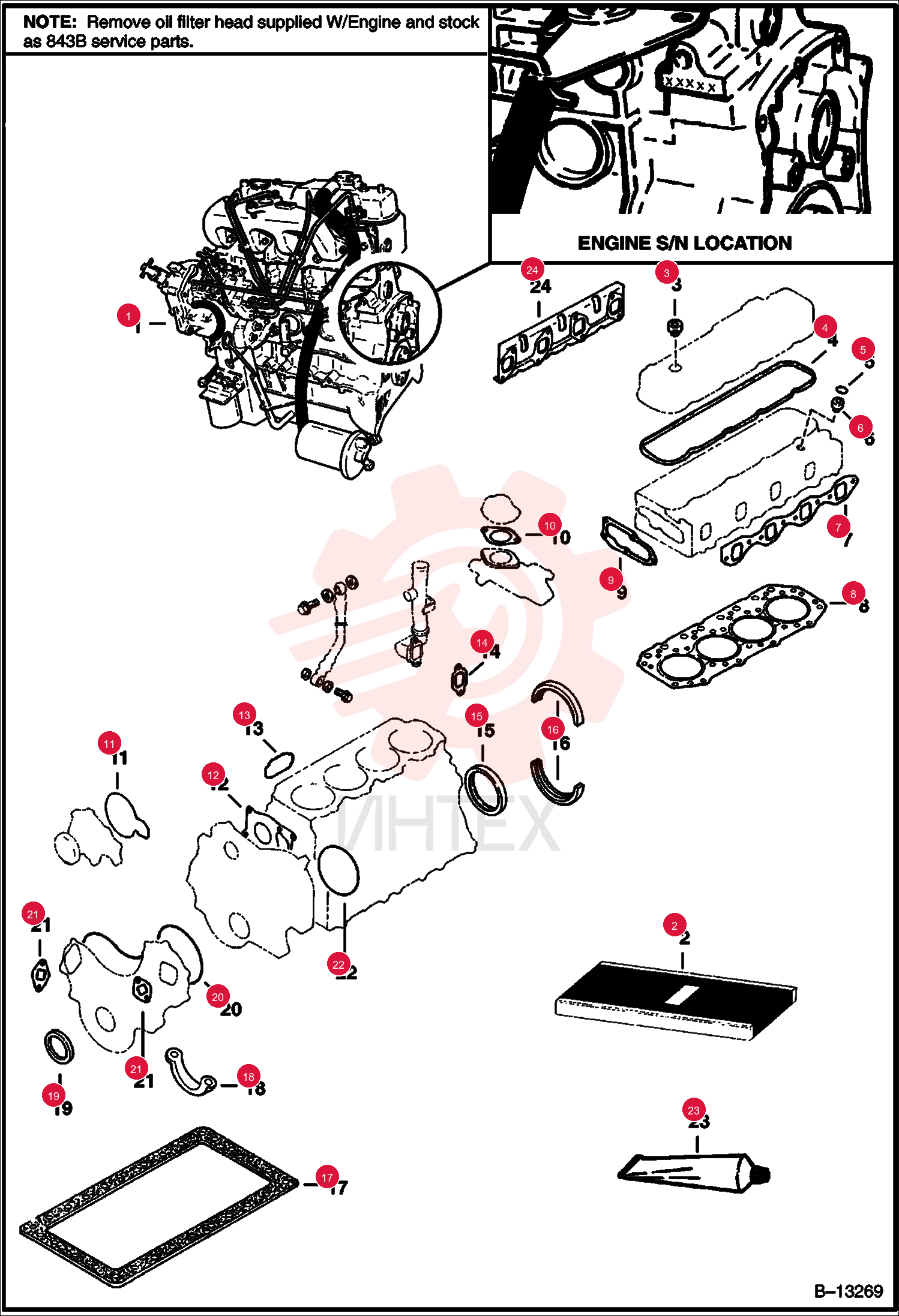 KIT, GASKET ENG COMPLETE 6661342 (2)