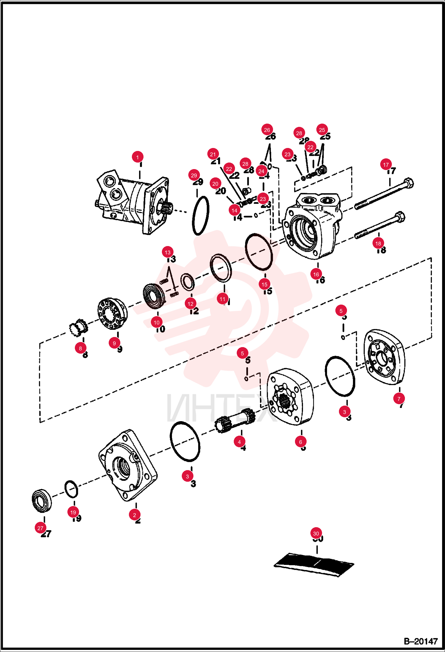 KIT, MOTOR DRIVE 6722529 (1)