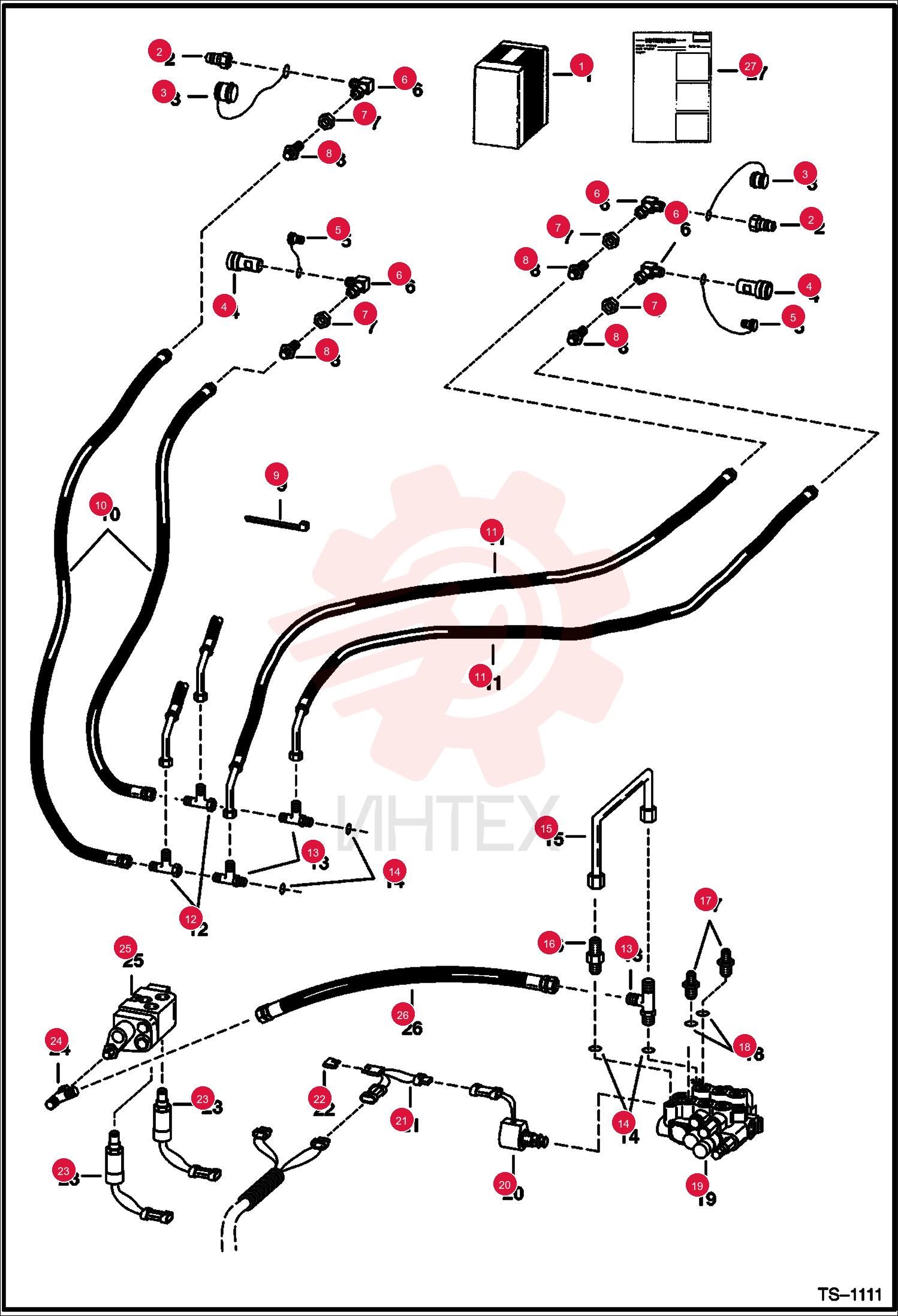KIT, REAR AUX 6704134 (2)