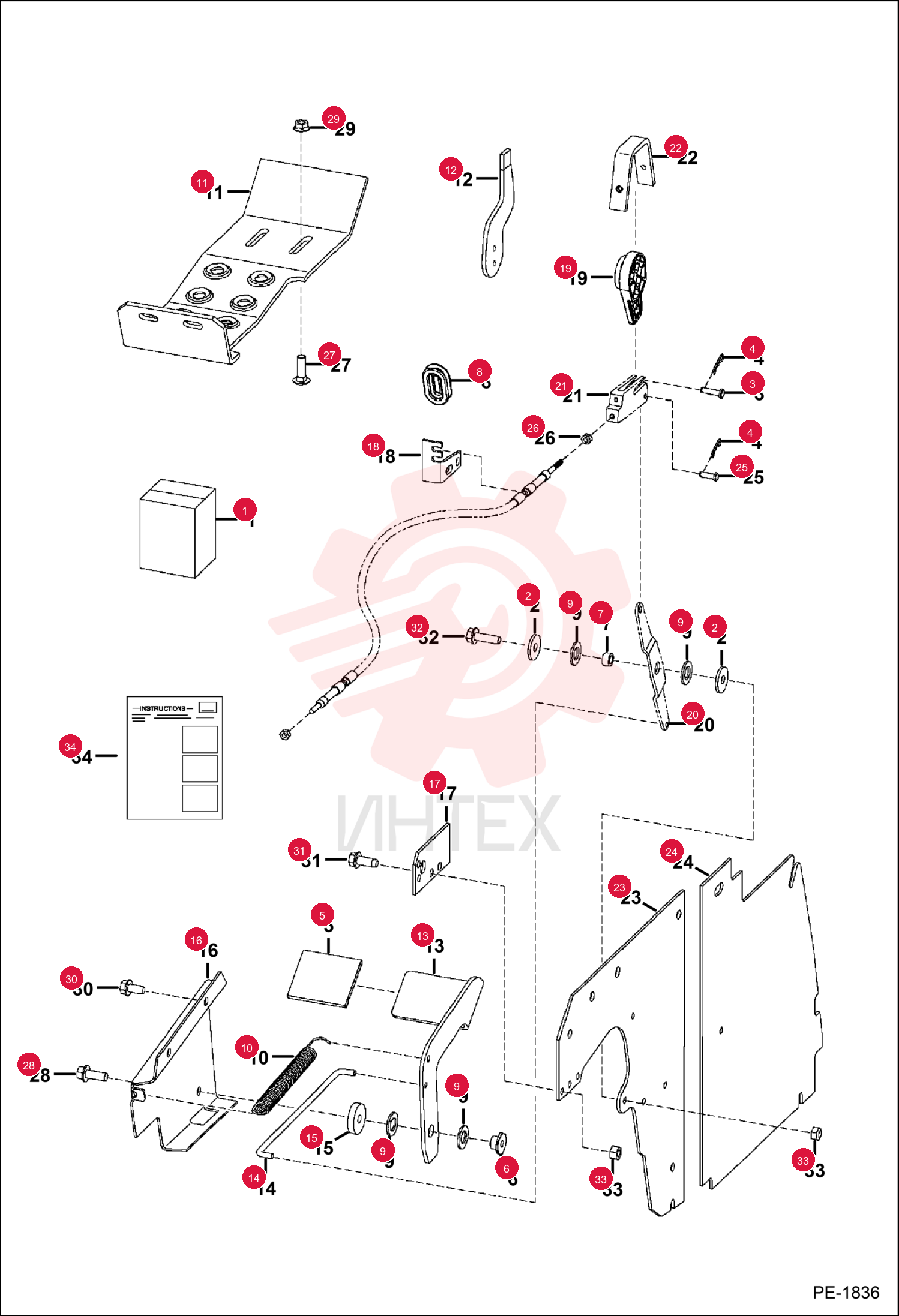 FOOT THROTTLE KIT 6733691
