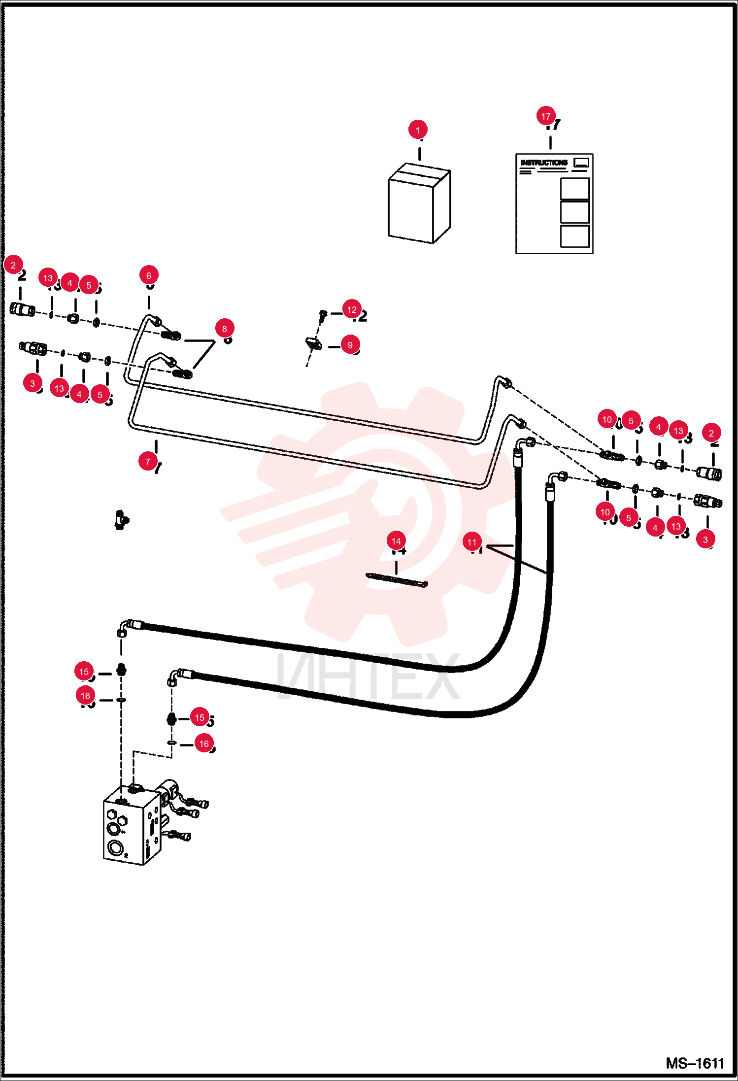 KIT, REAR AUX 6719627