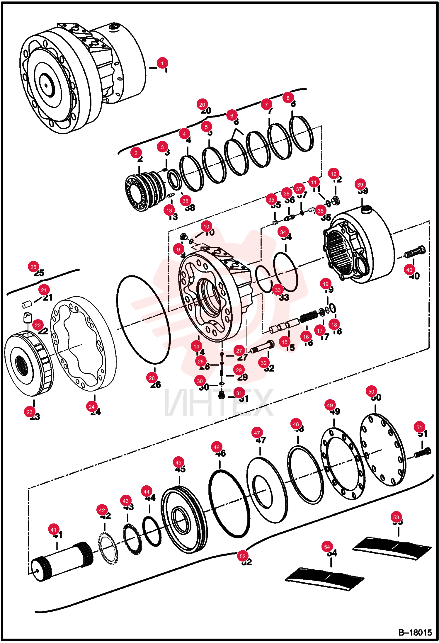 MOTOR, HYDROSTATIC 2 SP